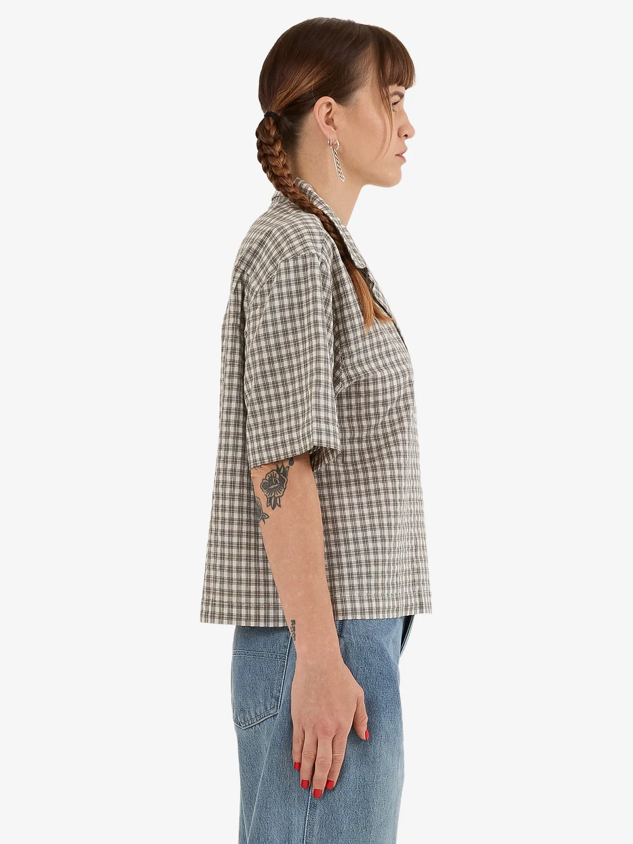 Cherub Box Fit Shirt - Jasper Green - Image 4