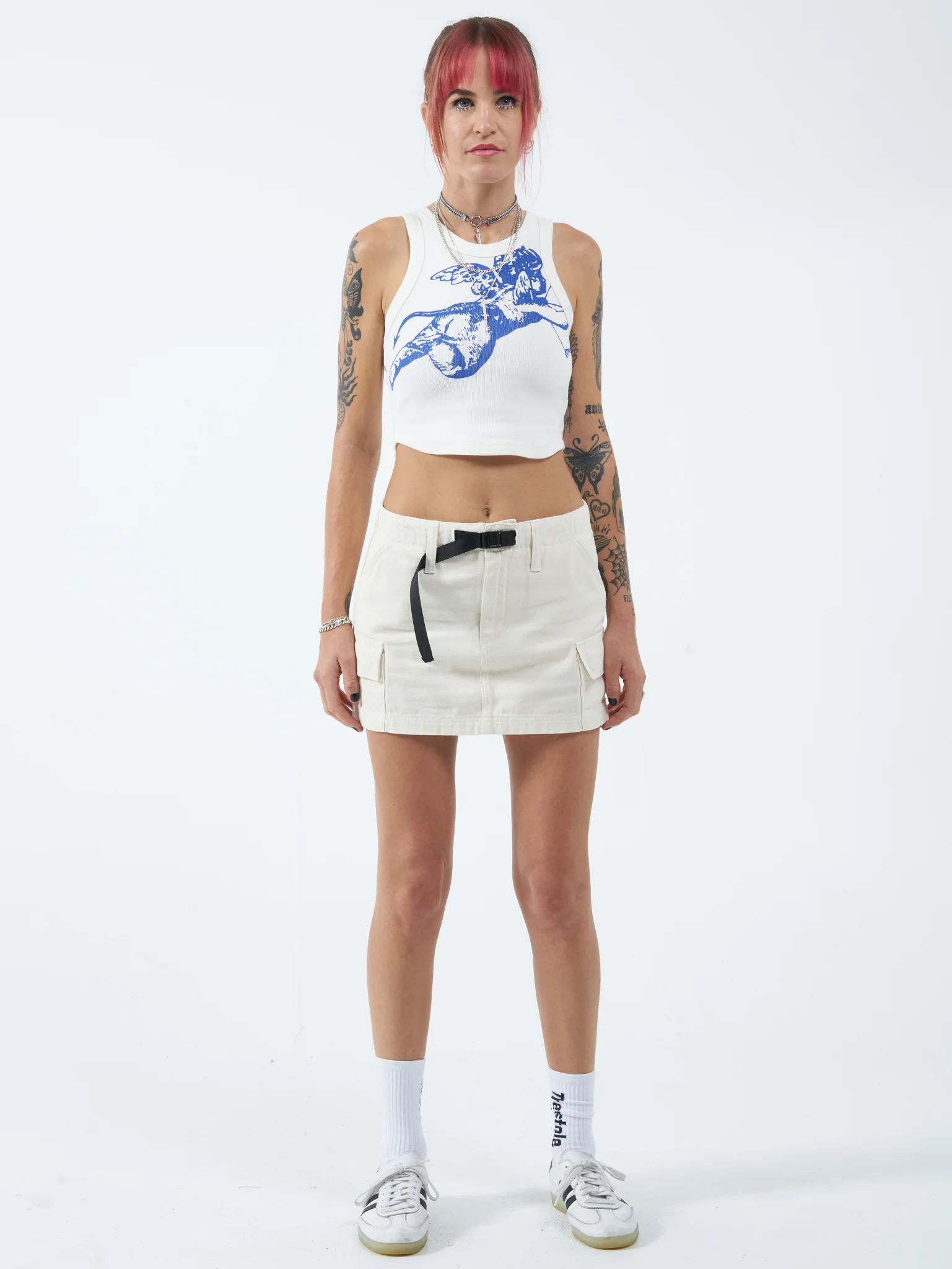 Cherub Cargo Mini Skirt - Bone - Image 5