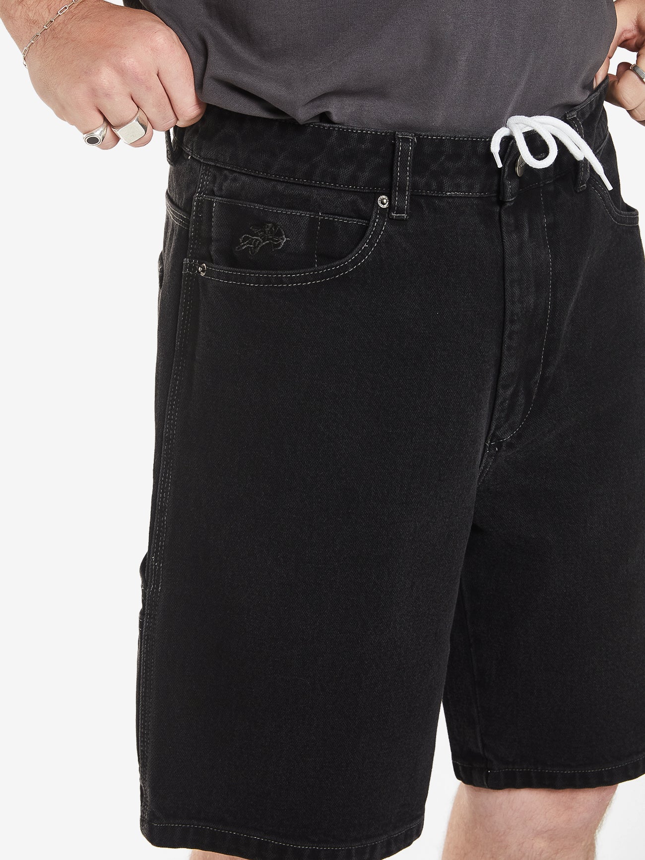 Cherub Carpenter Short - Broken Black - Image 7