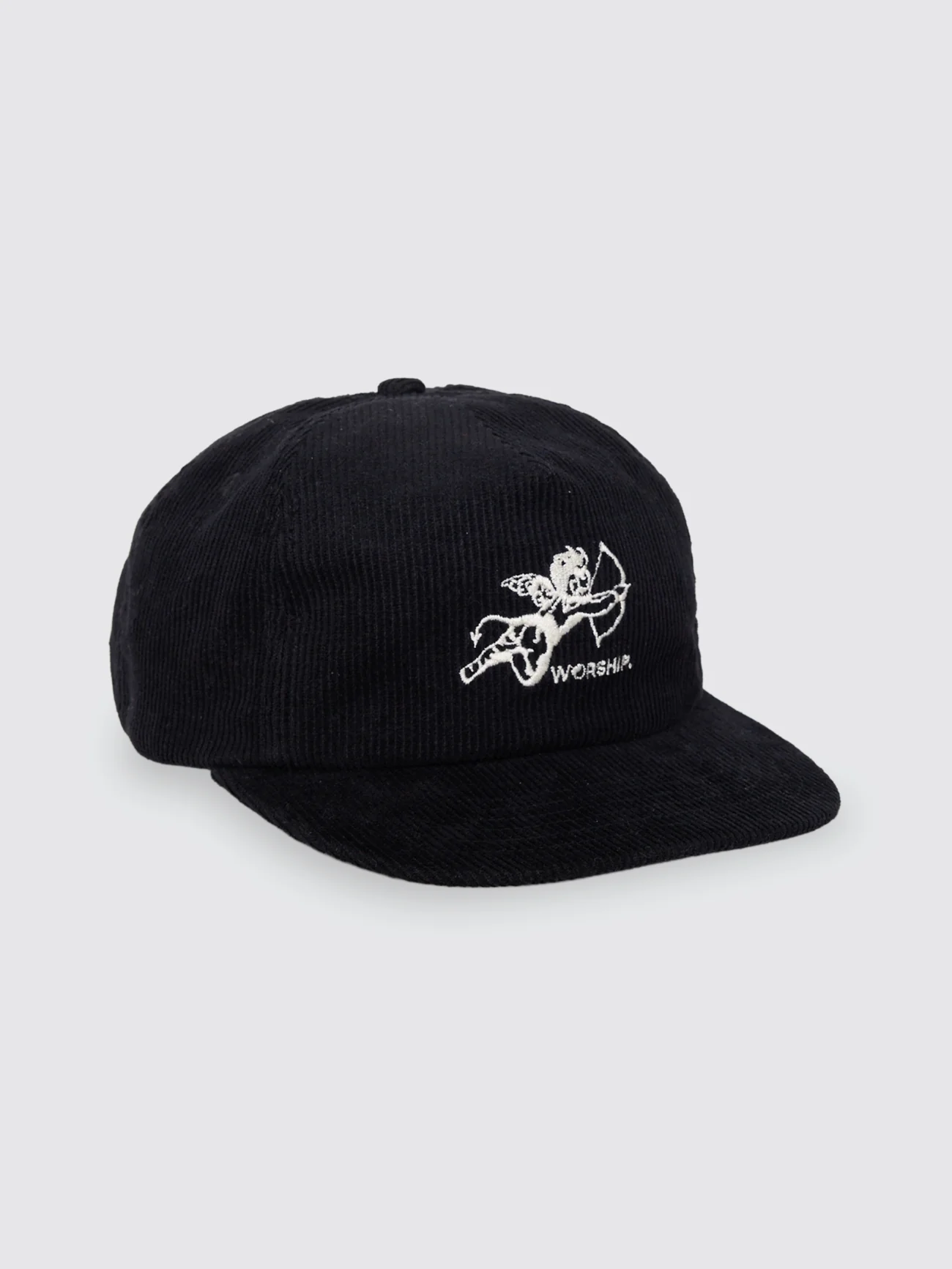 Cherub Cord Hat - Black - Image 6
