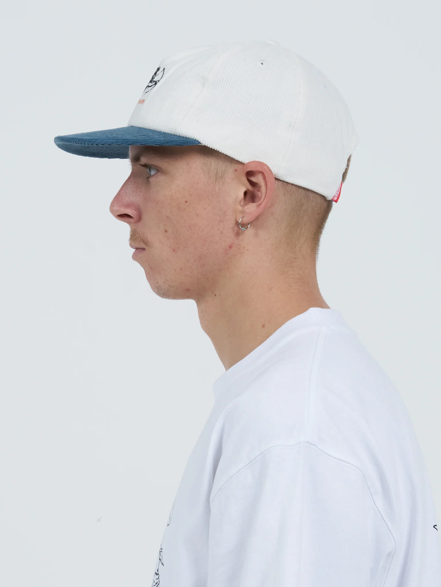 Cherub Cord Hat - Cream - Image 2