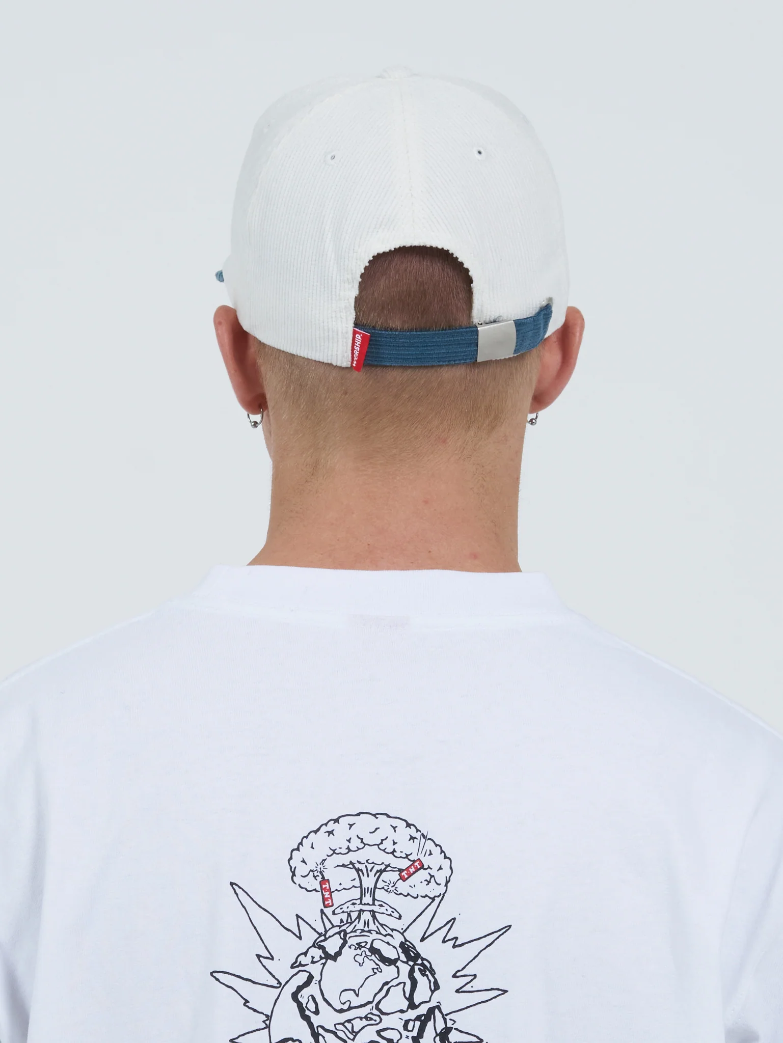 Cherub Cord Hat - Cream - Image 3