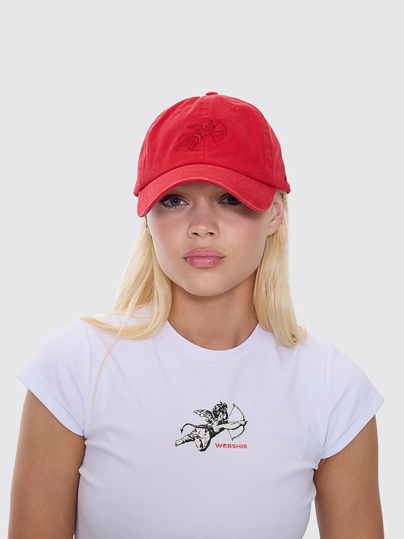 Cherub Dad Cap - Lucky Red - Image 9