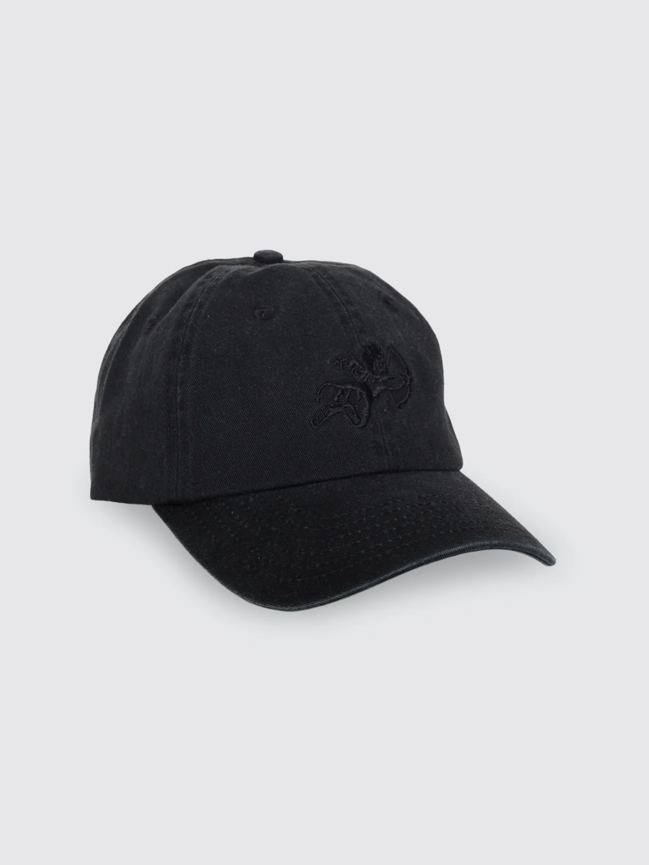 Cherub Dad Cap - Washed Black - Image 6