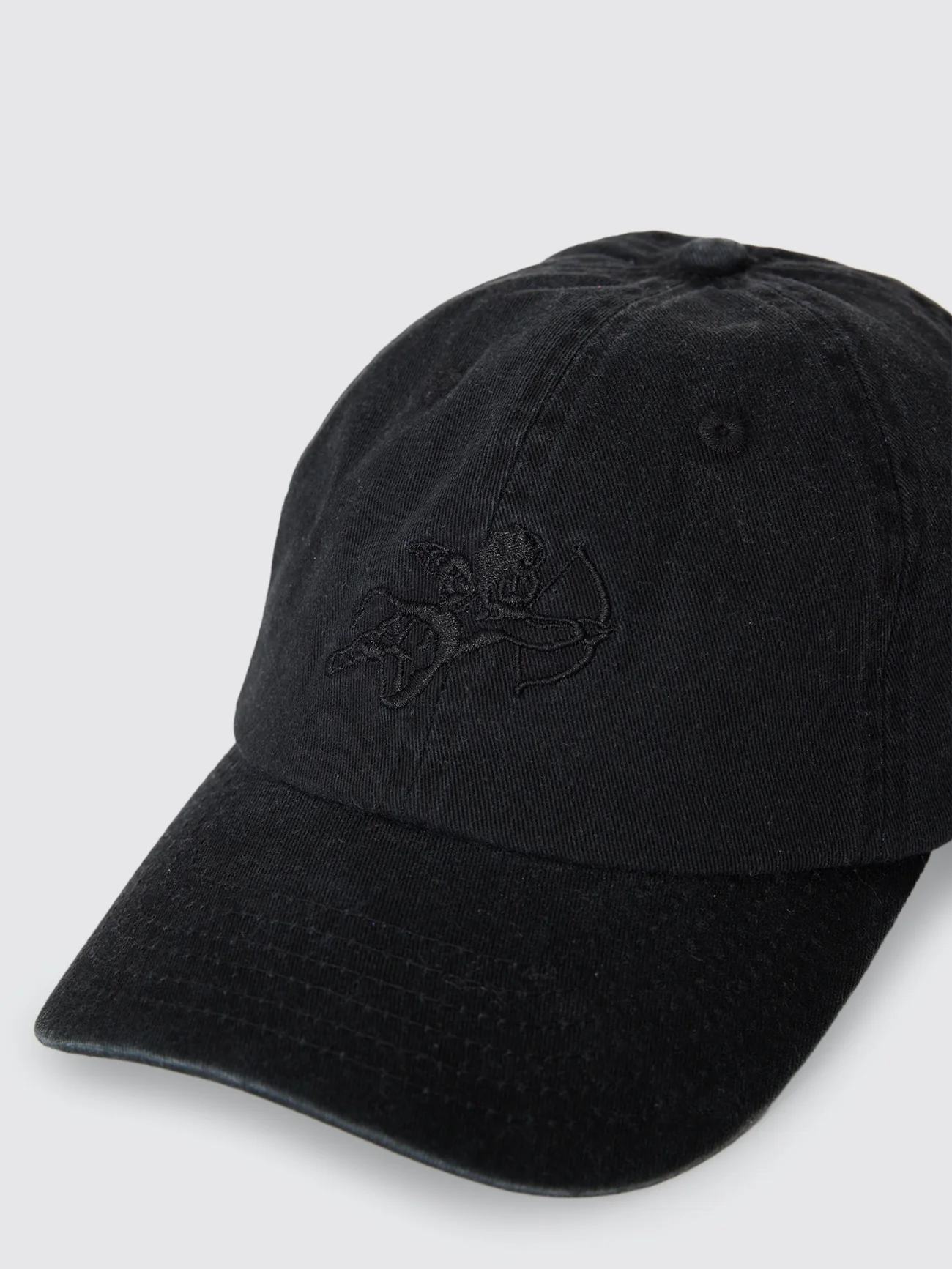 Cherub Dad Cap - Washed Black - Image 8