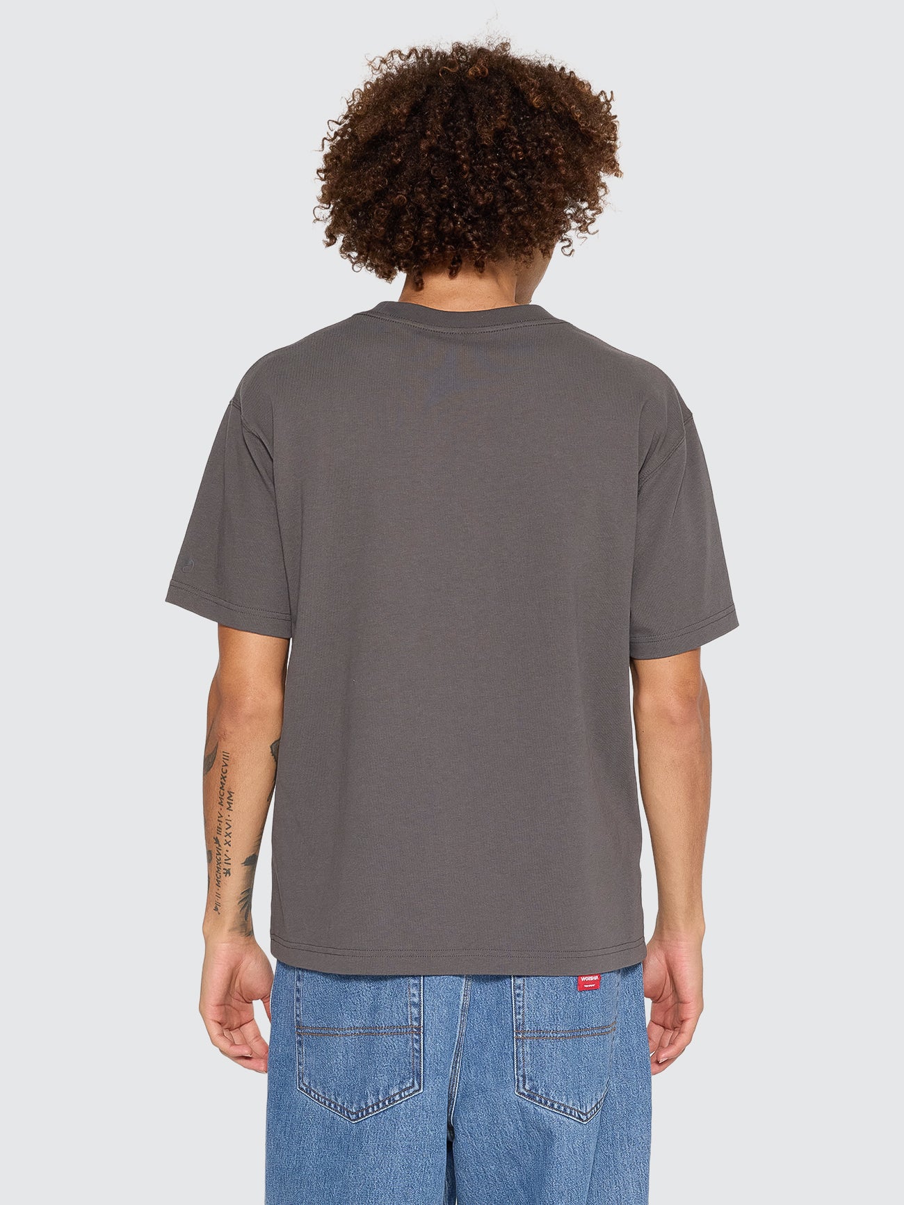 Cherub Heavyweight Embro Tee - Worn Black - Image 3