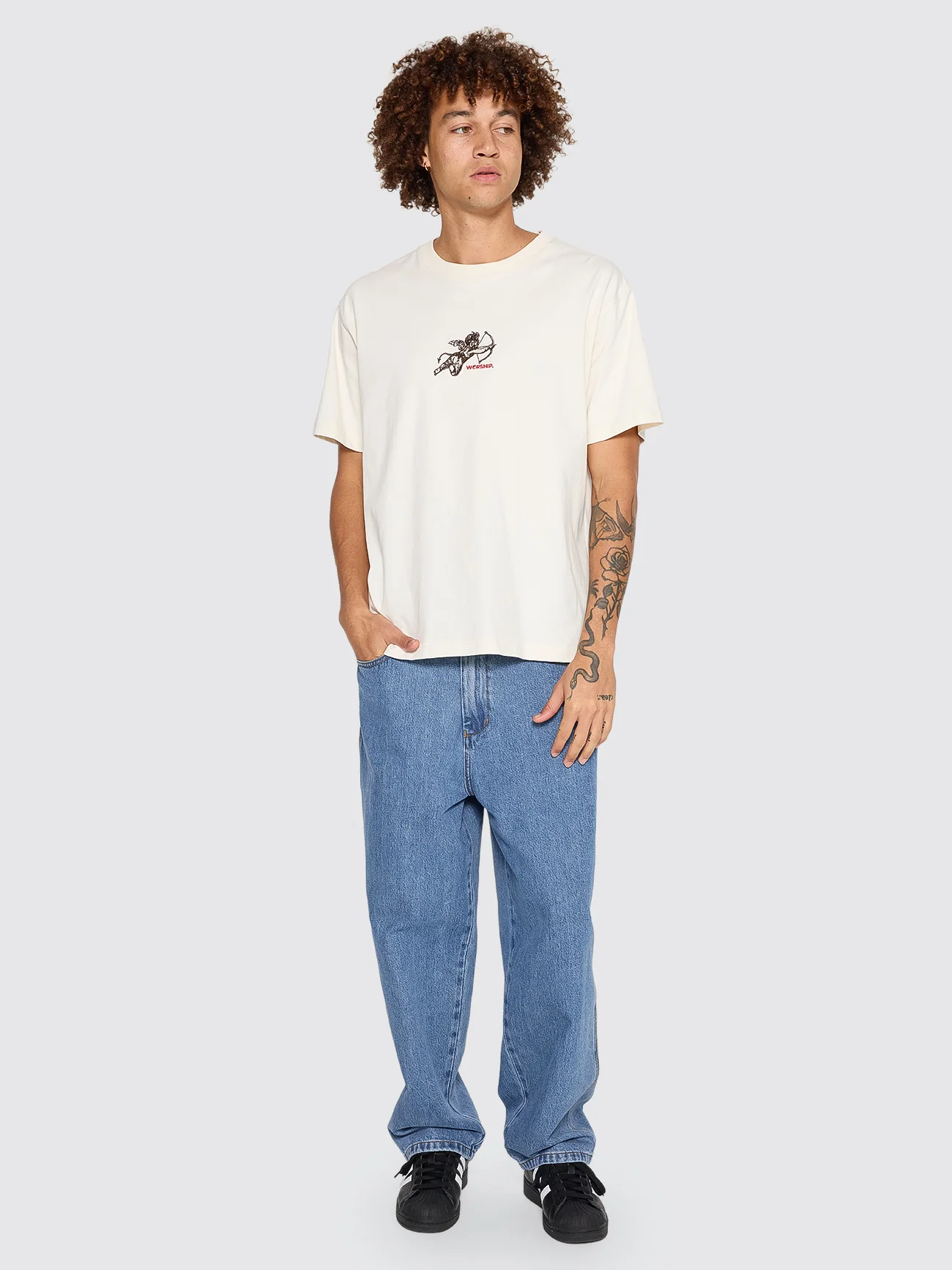 Cherub Heavyweight Embro Tee - Zine - Image 5