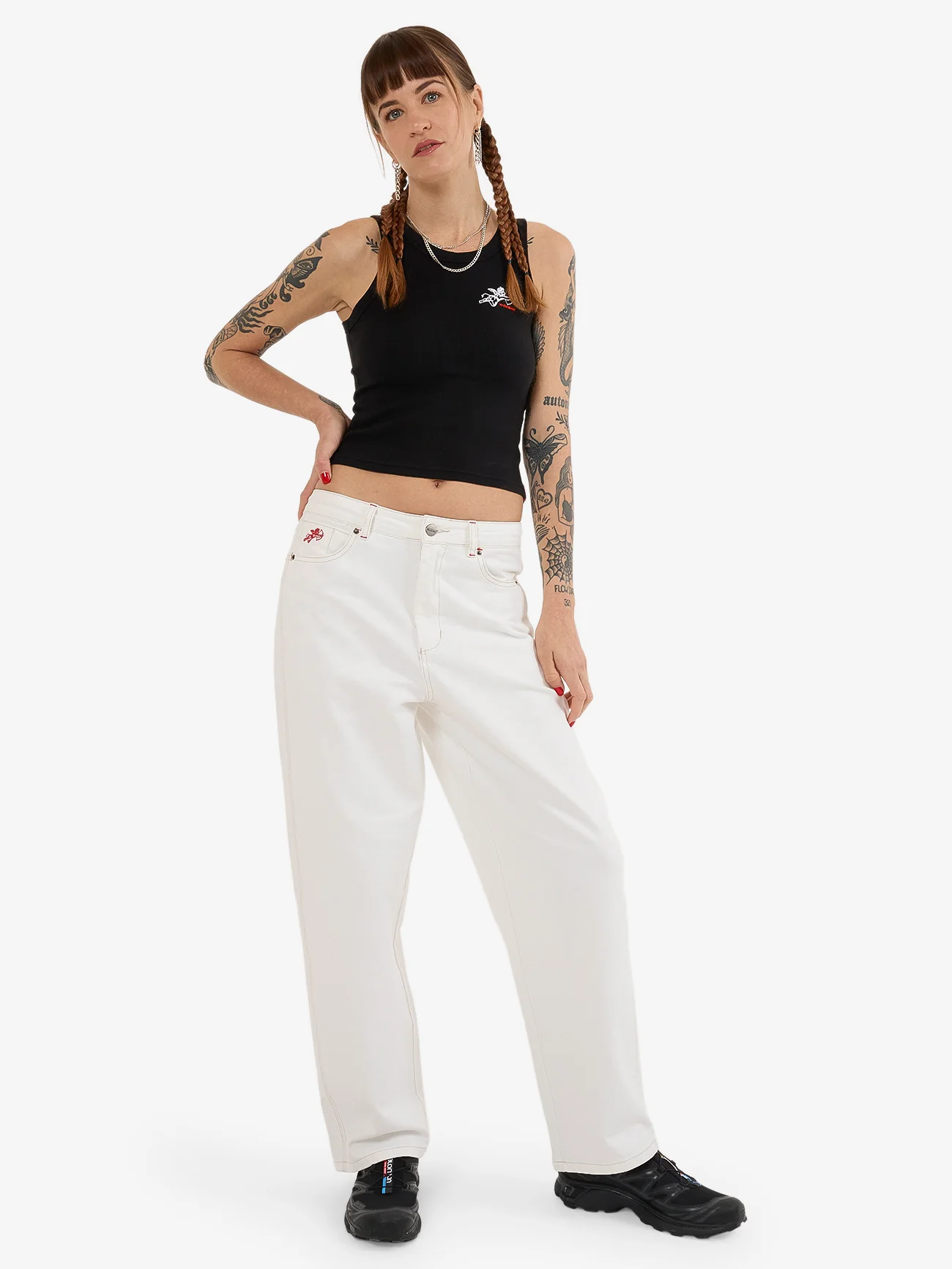 Cherub Longline Tank - Black - Image 5