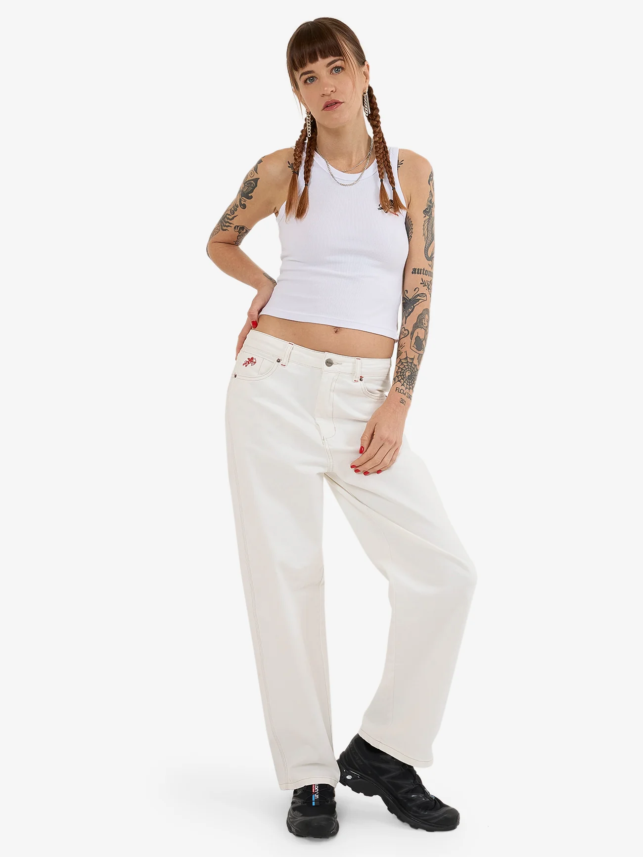 Cherub Longline Tank - White - Image 5