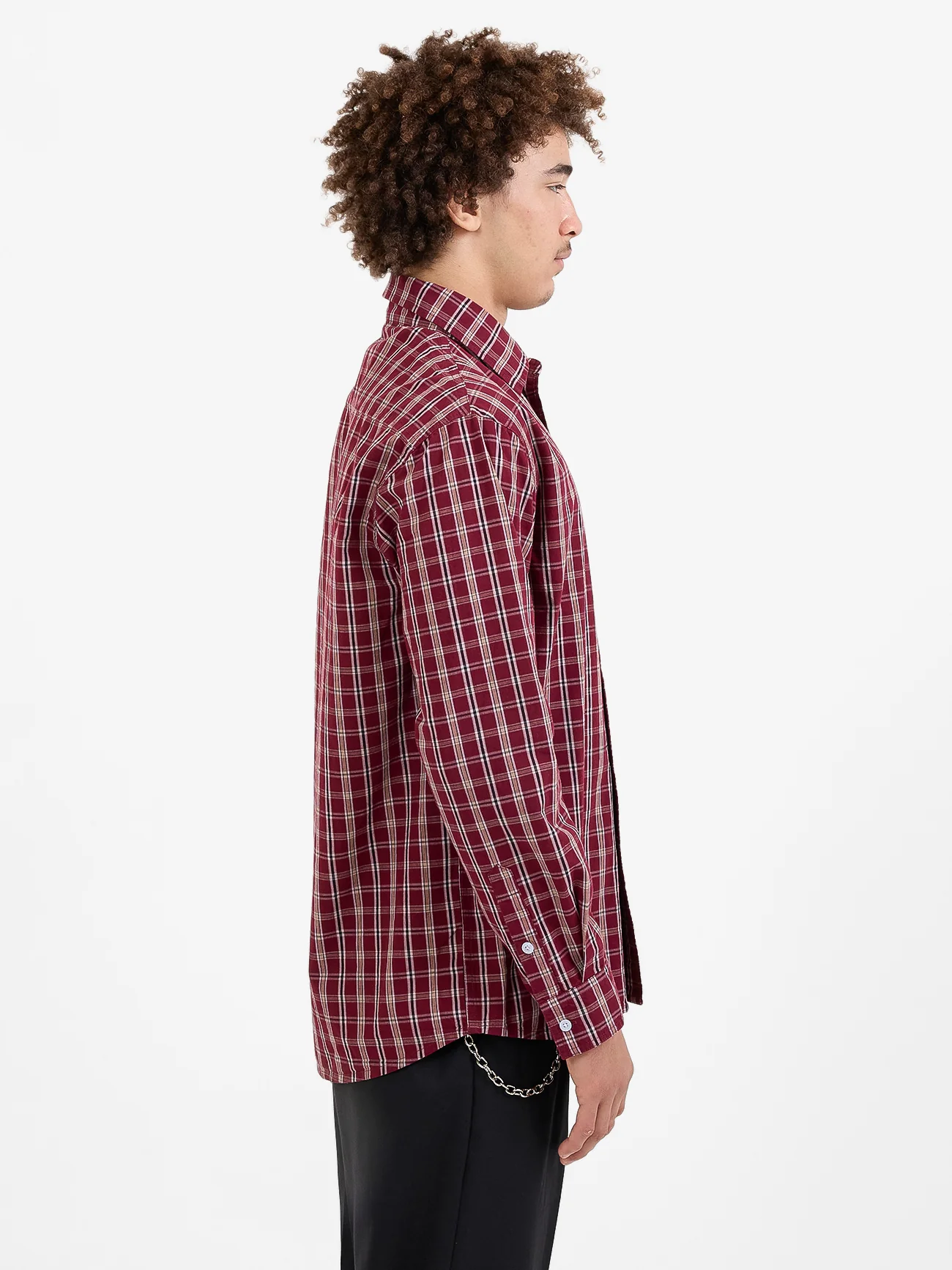 Cherub Pocket Long Sleeve Shirt - Wine - Image 3
