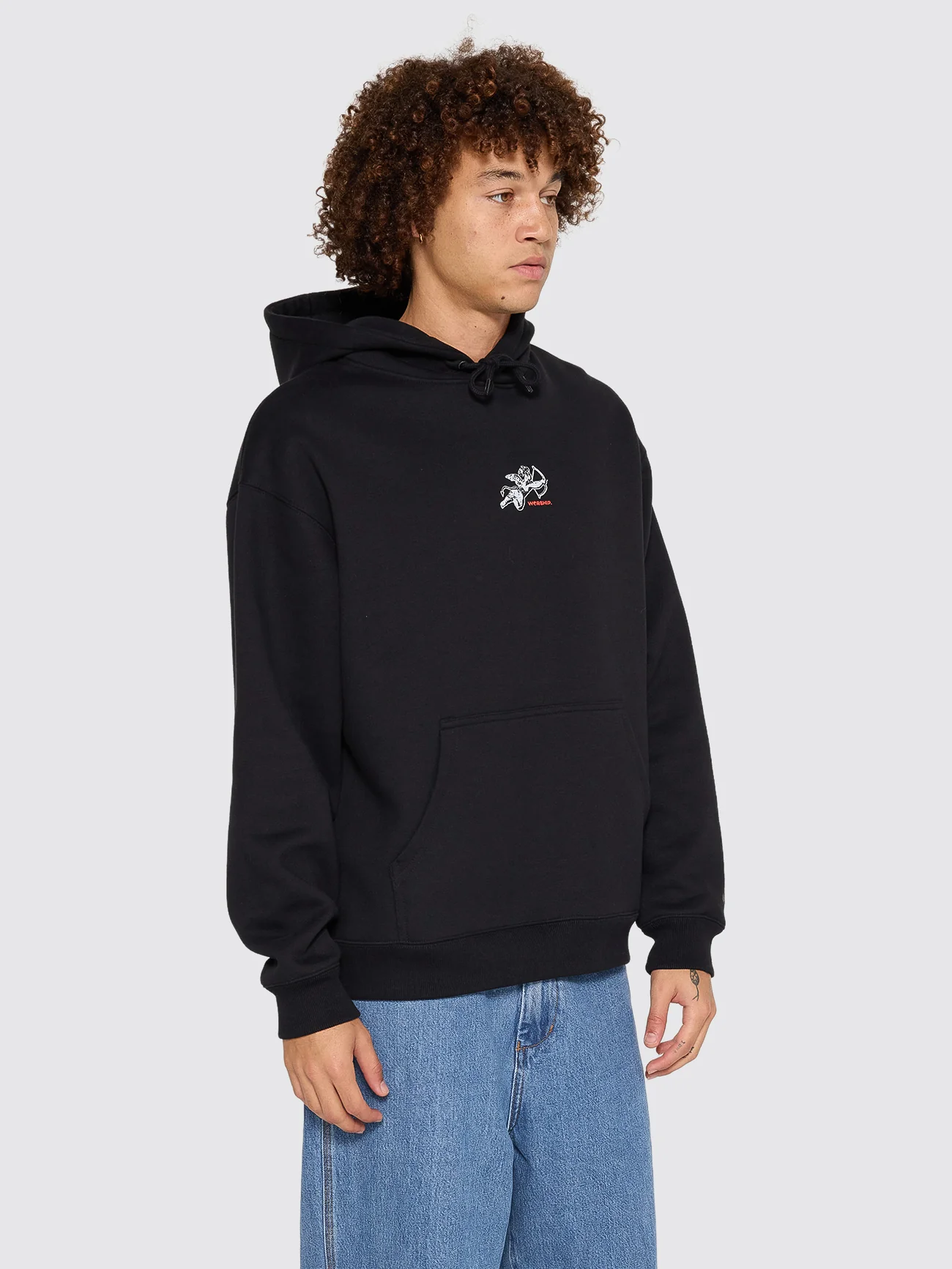 Cherub Pullover Hood - Black - Image 4