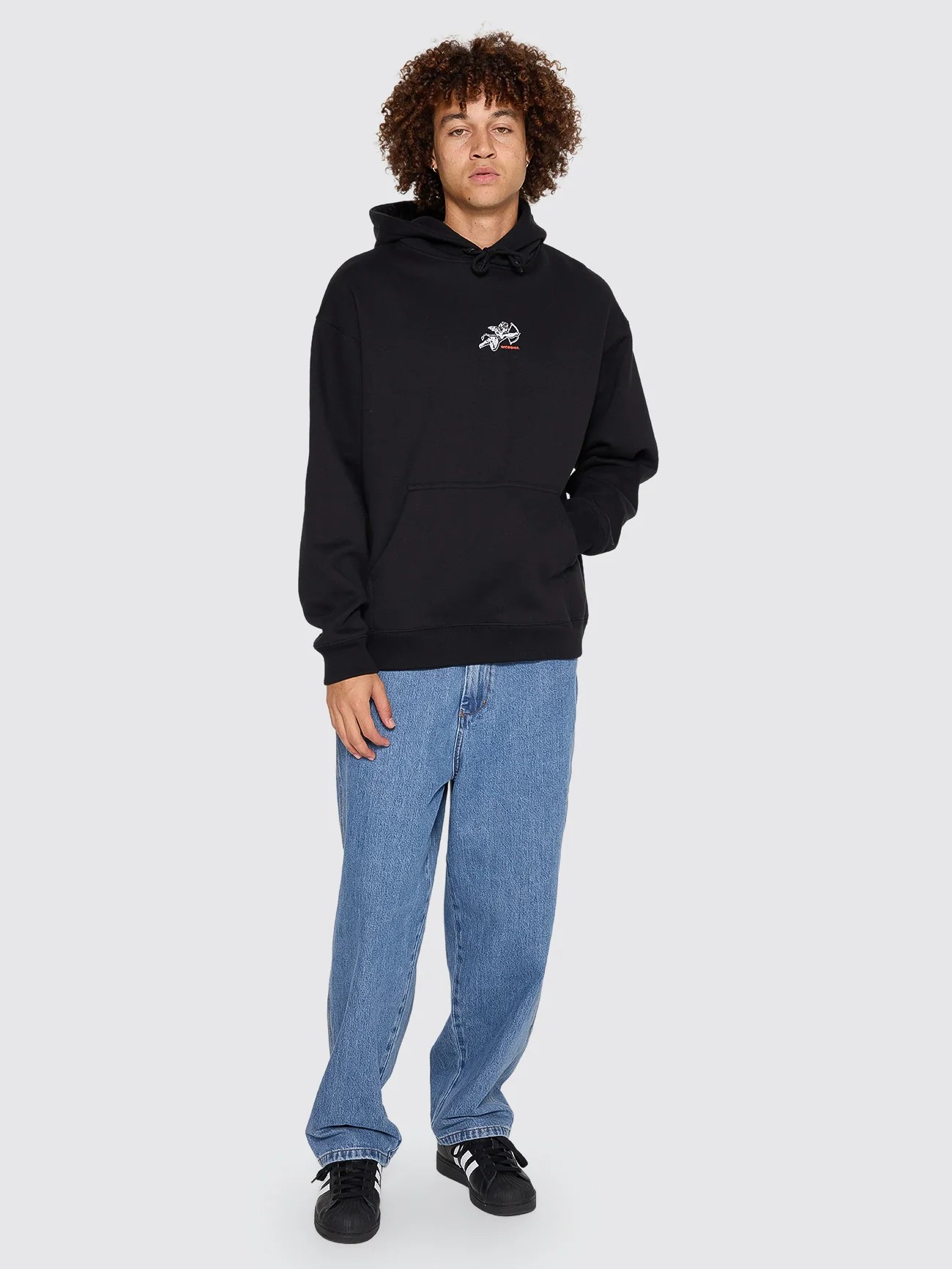 Cherub Pullover Hood - Black - Image 5