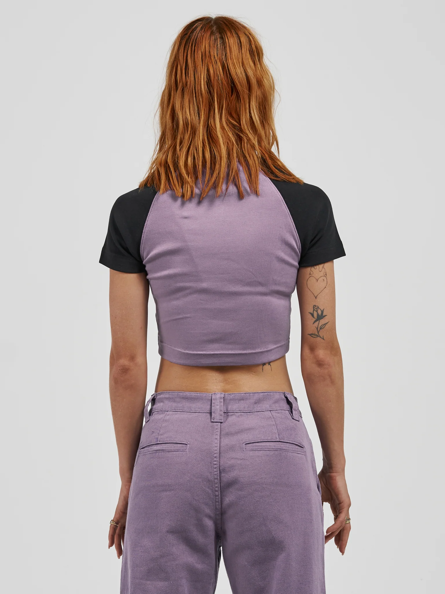 Cherub Raglan Micro Tee - Violet - Image 2