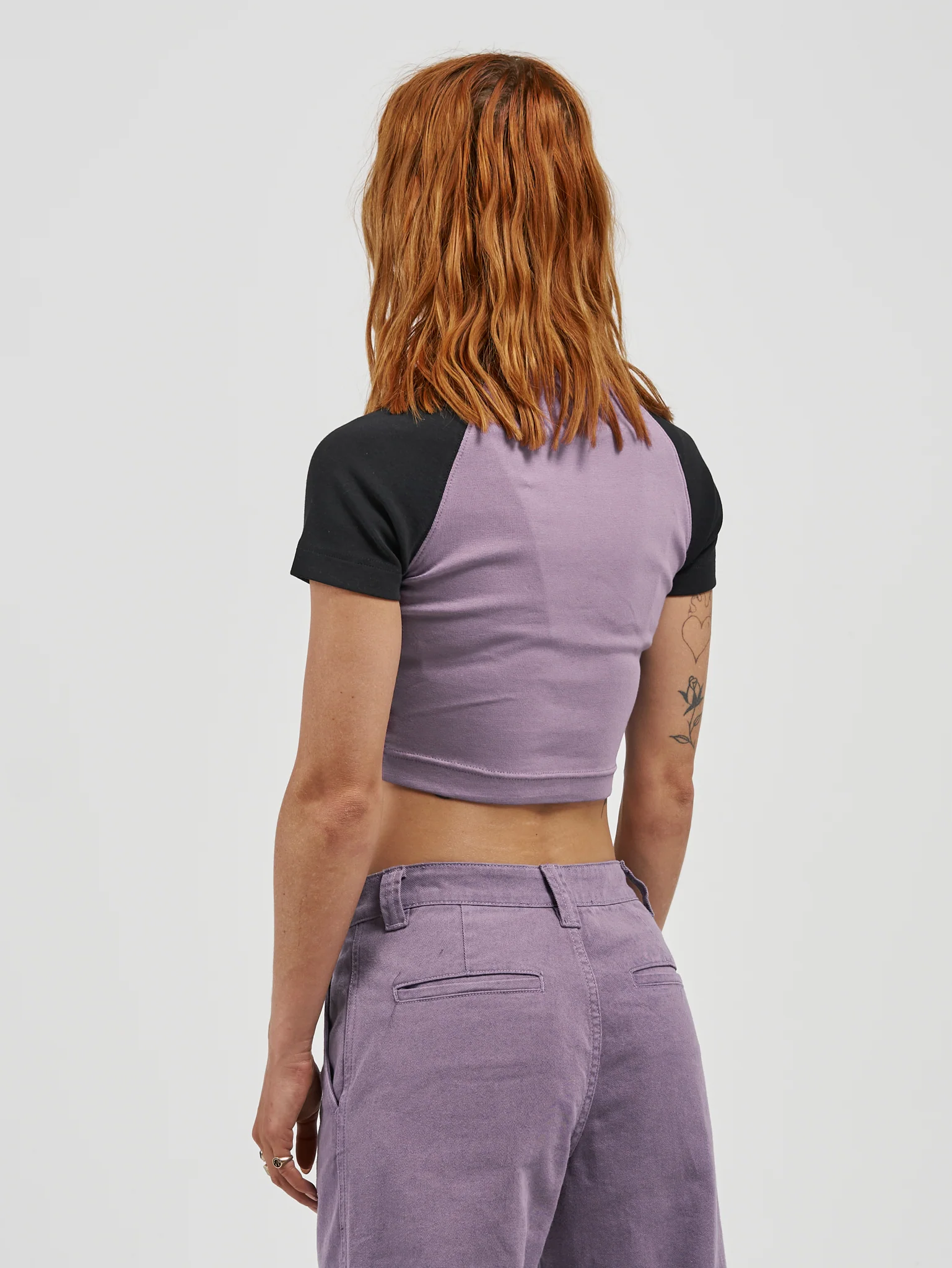 Cherub Raglan Micro Tee - Violet - Image 4