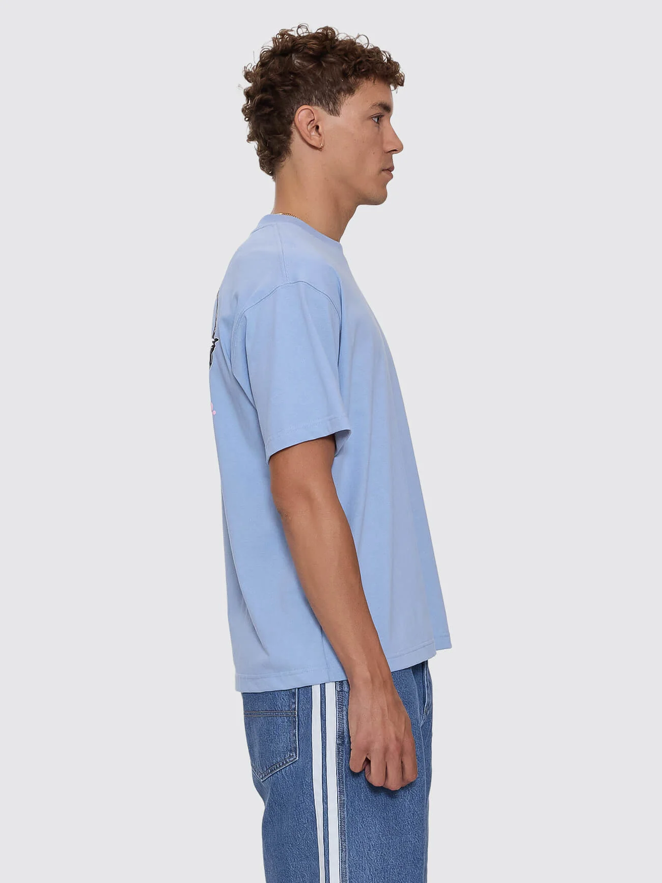 Cherub Regular Fit Tee - Bell Air Blue - Image 7
