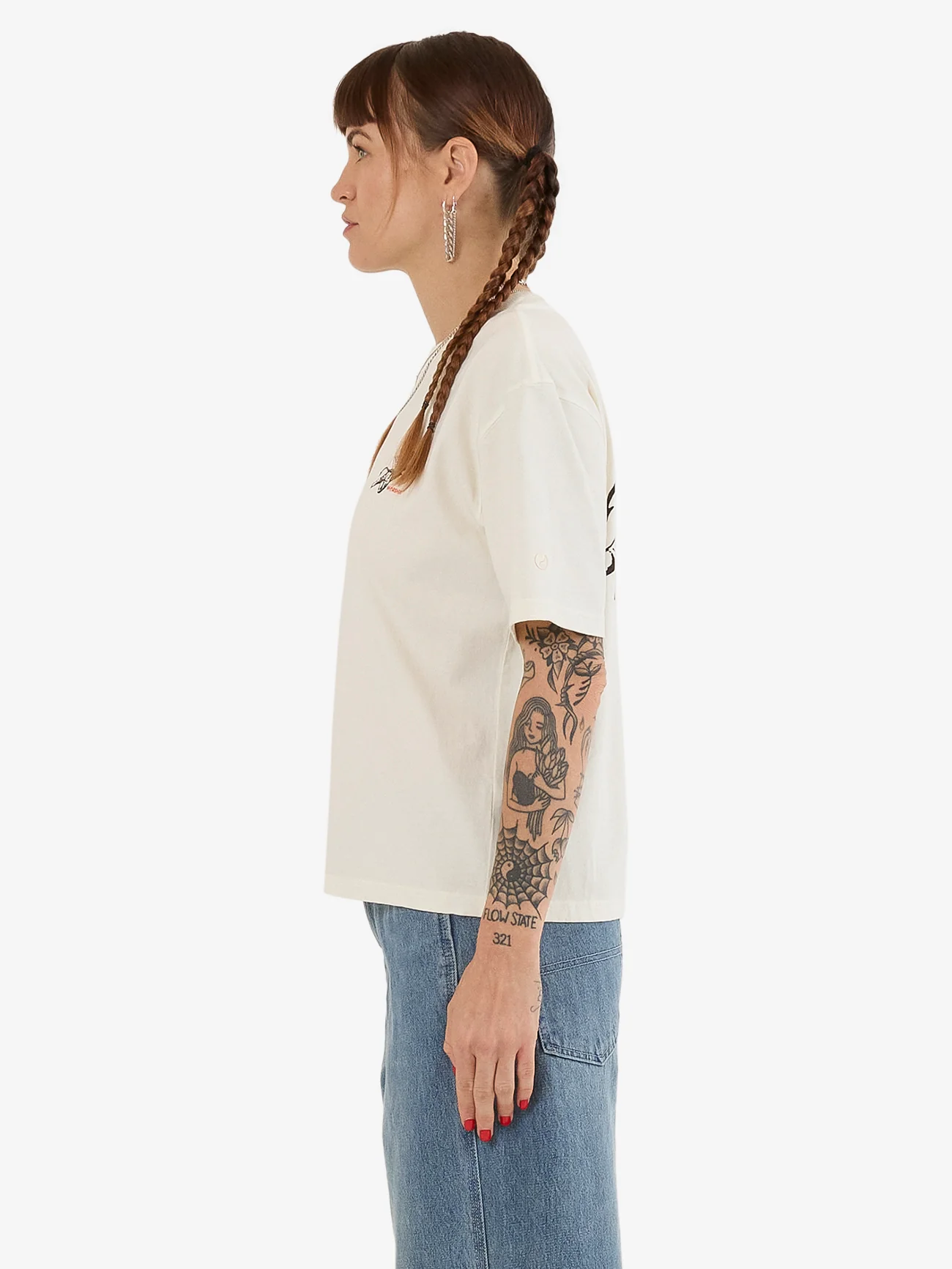 Cherub Regular Fit Tee - Bone - Image 3