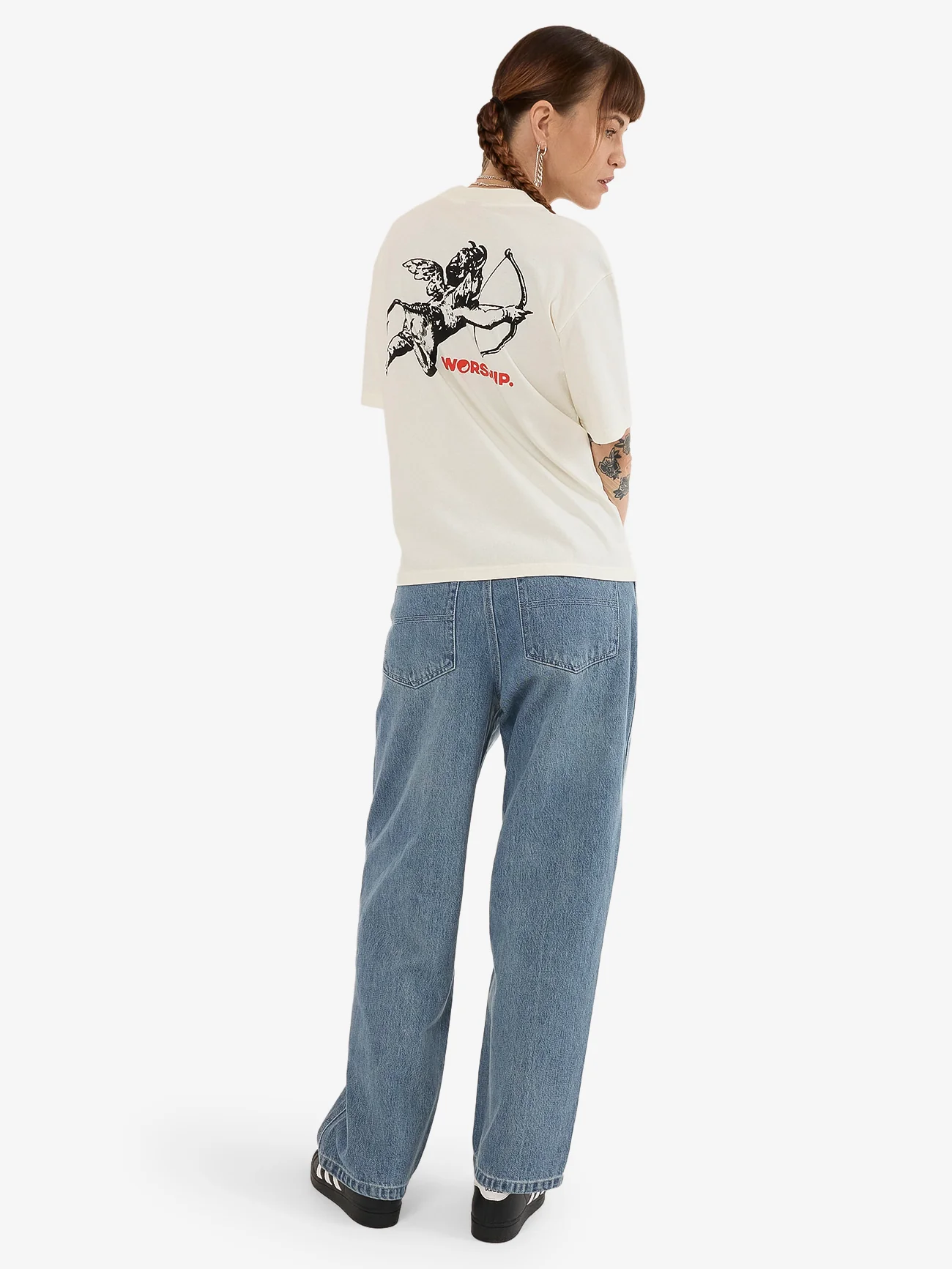 Cherub Regular Fit Tee - Bone - Image 5