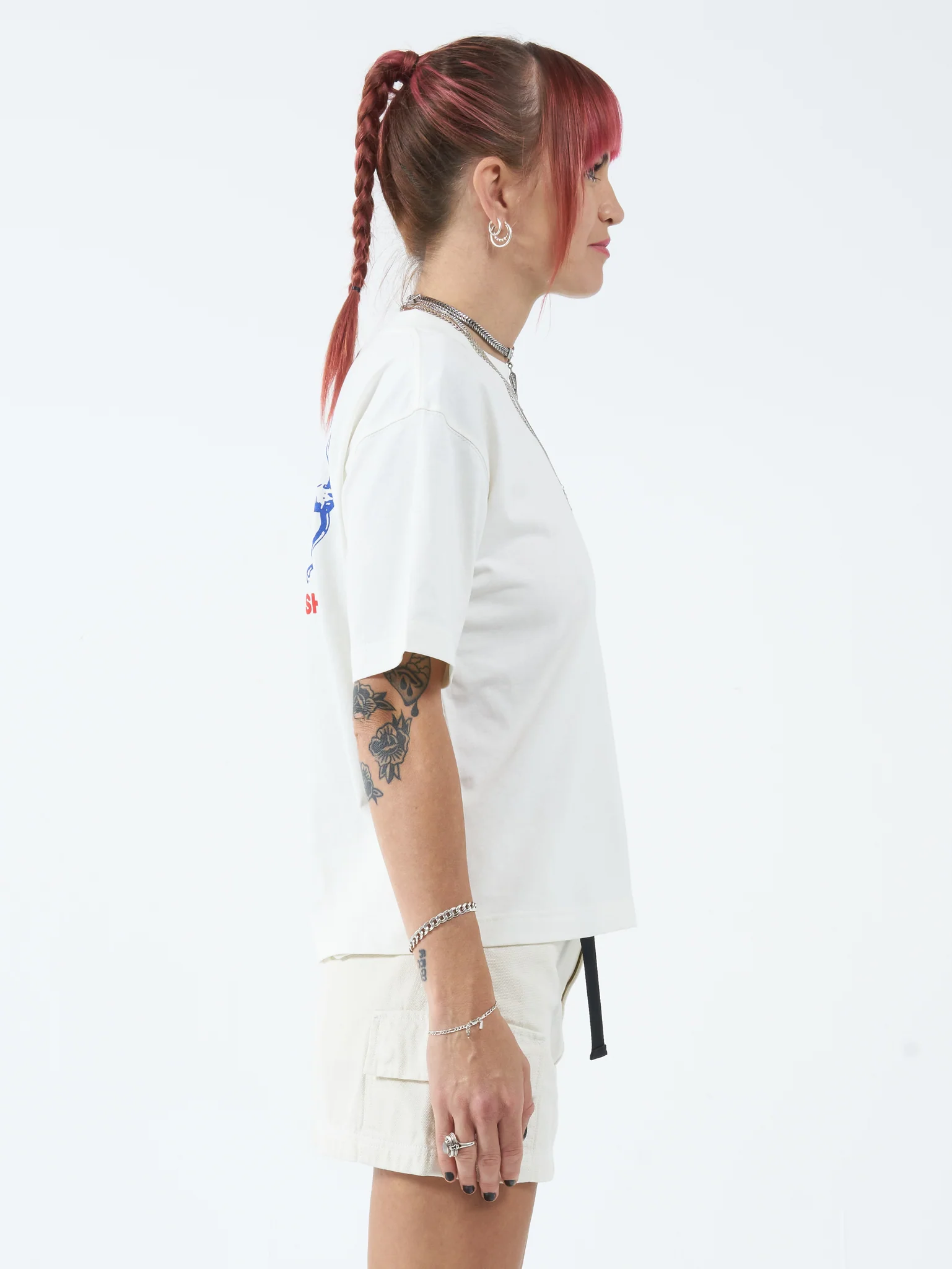 Cherub Regular Fit Tee - Bone - Image 4