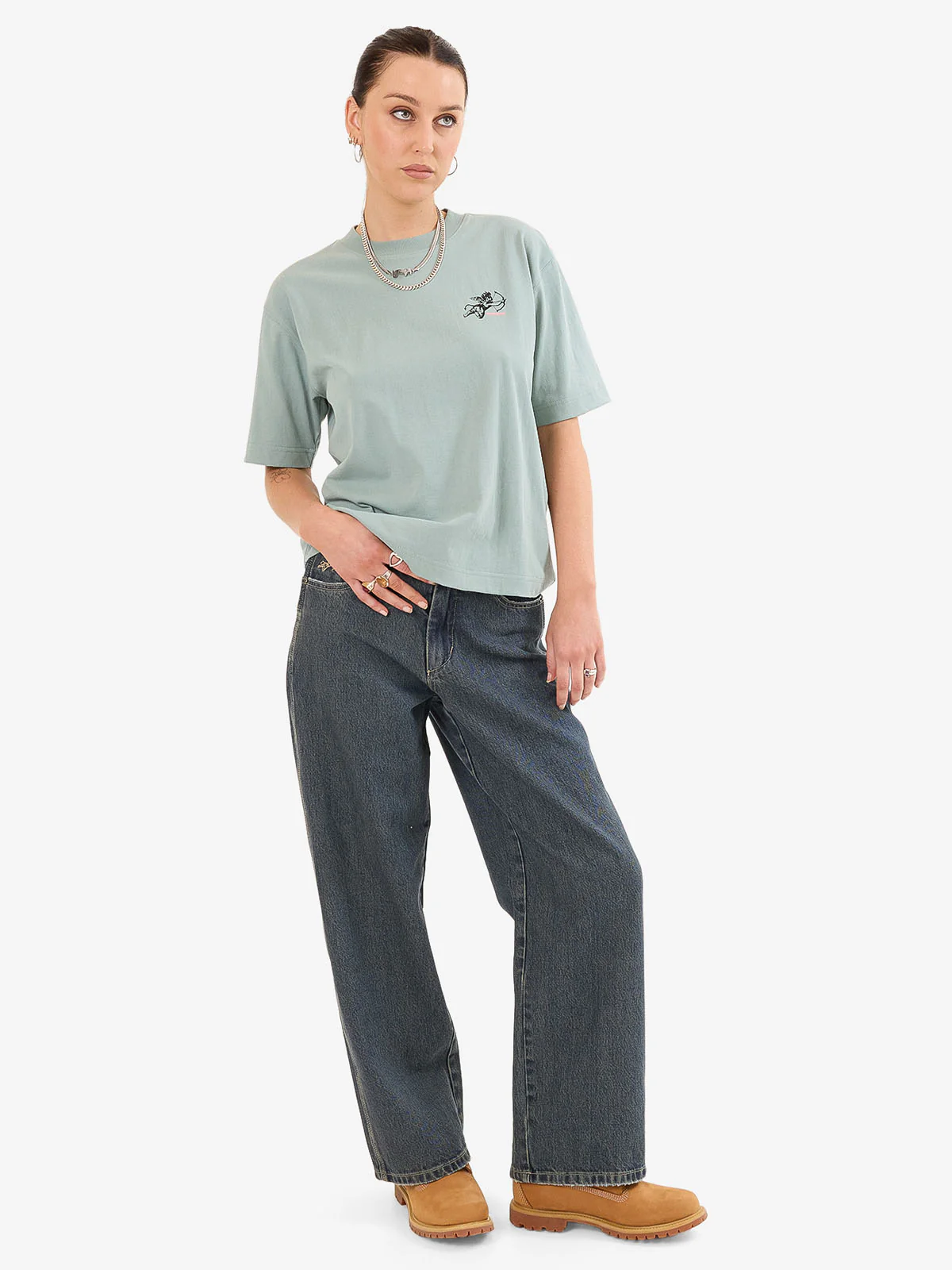 Cherub Regular Fit Tee - Mineral - Image 4