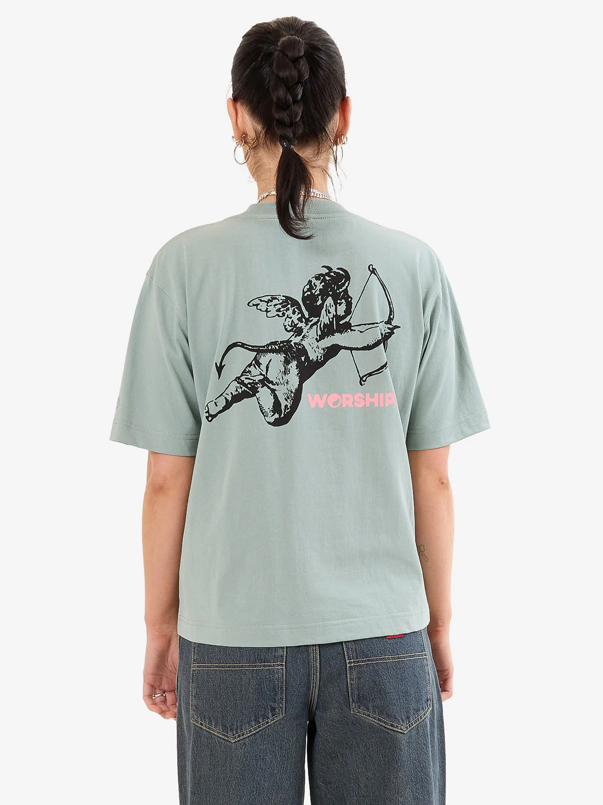 Cherub Regular Fit Tee - Mineral - Image 6