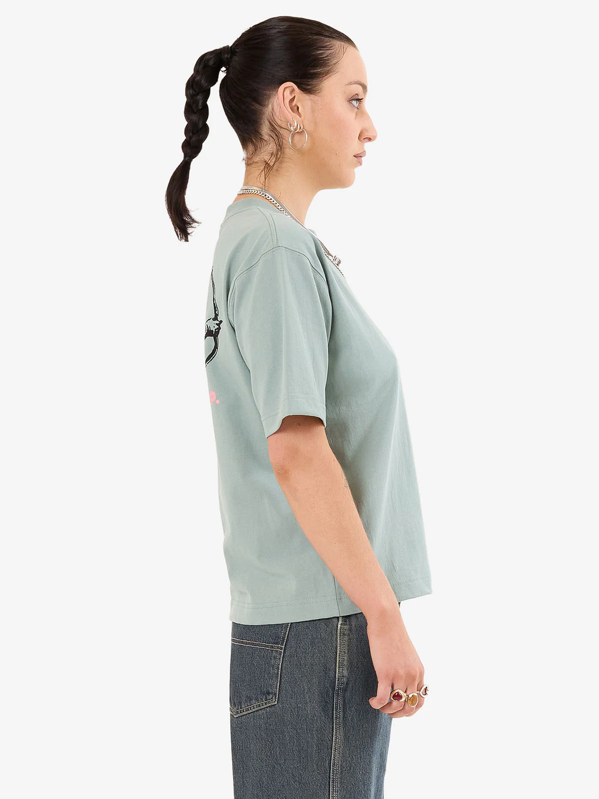Cherub Regular Fit Tee - Mineral - Image 7