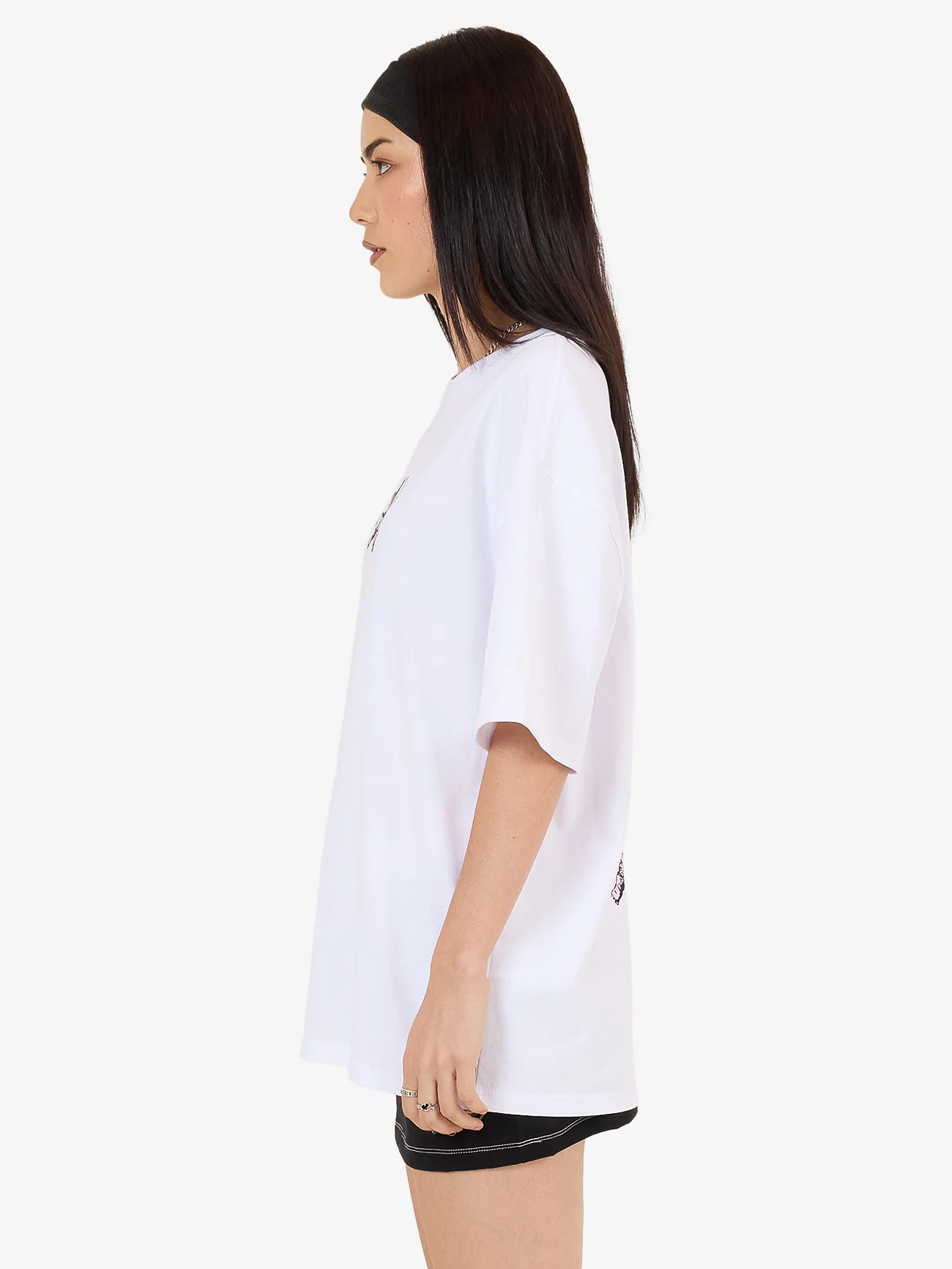 Cherub Relaxed Fit Tee - White - Image 4