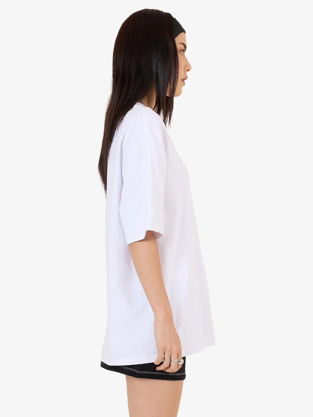 Cherub Relaxed Fit Tee - White - Image 6