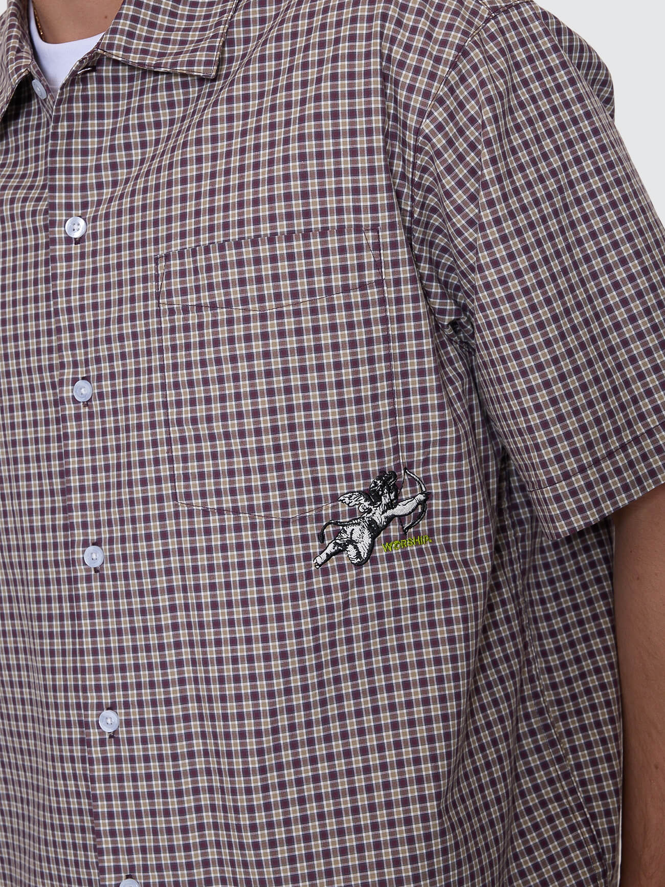 Cherub Short Sleeve Shirt - Blackberry - Image 7