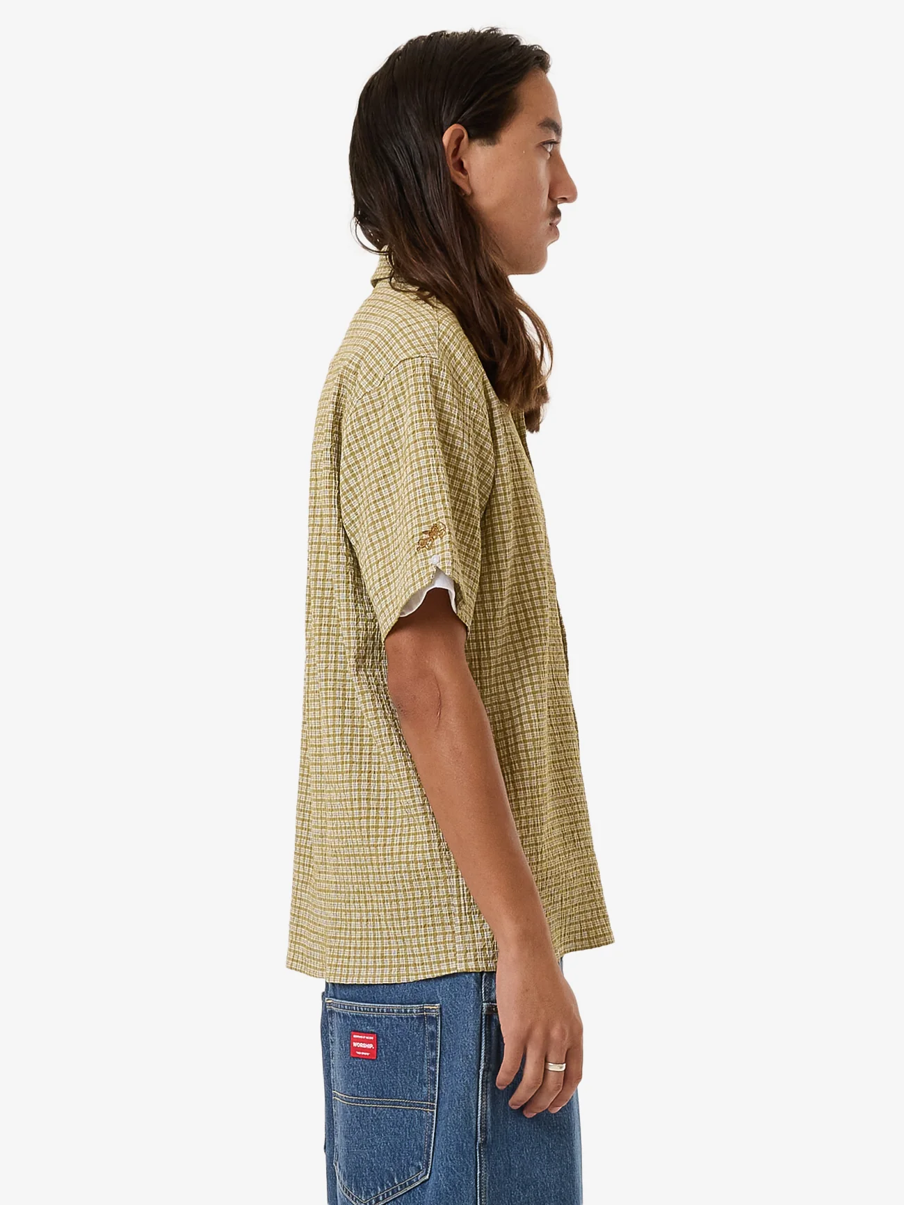 Cherub Short Sleeve Shirt - Dijon - Image 4