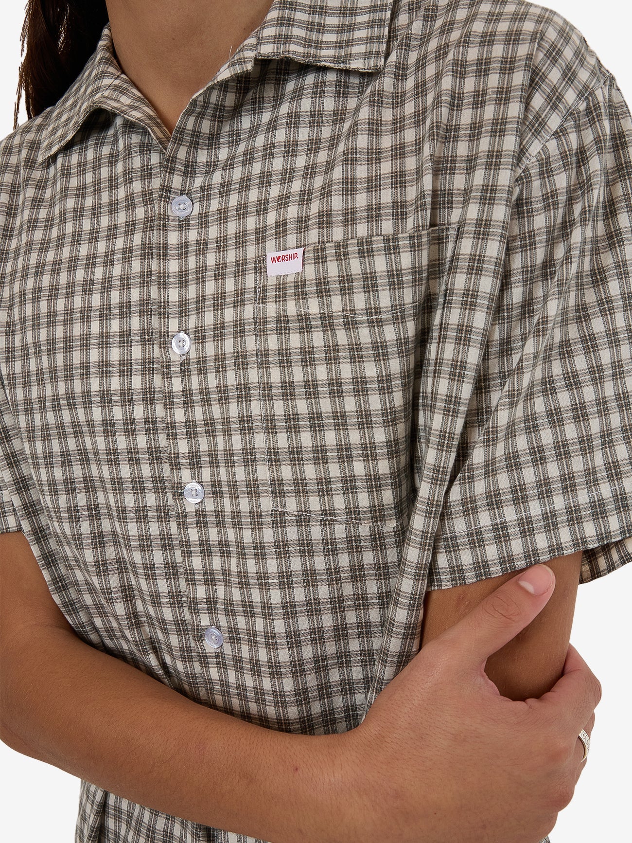 Cherub Short Sleeve Shirt - Jasper Green - Image 6