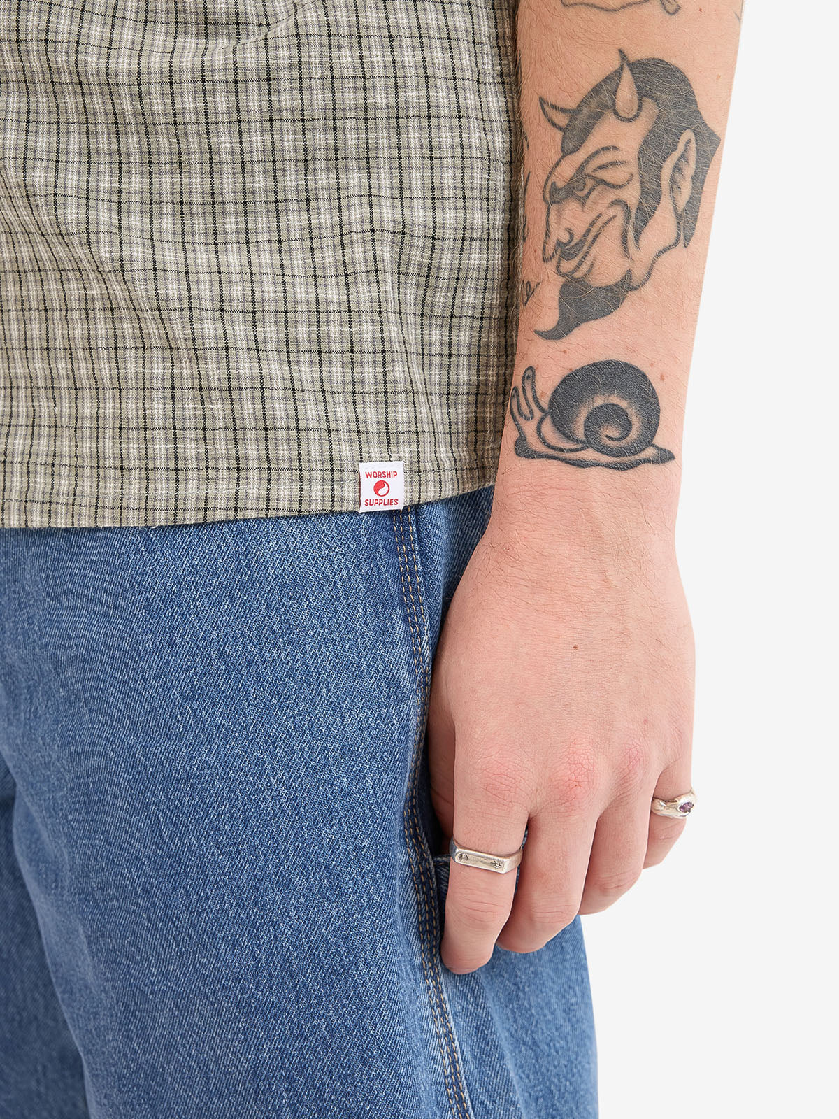 Cherub Short Sleeve Shirt - Mineral - Image 7