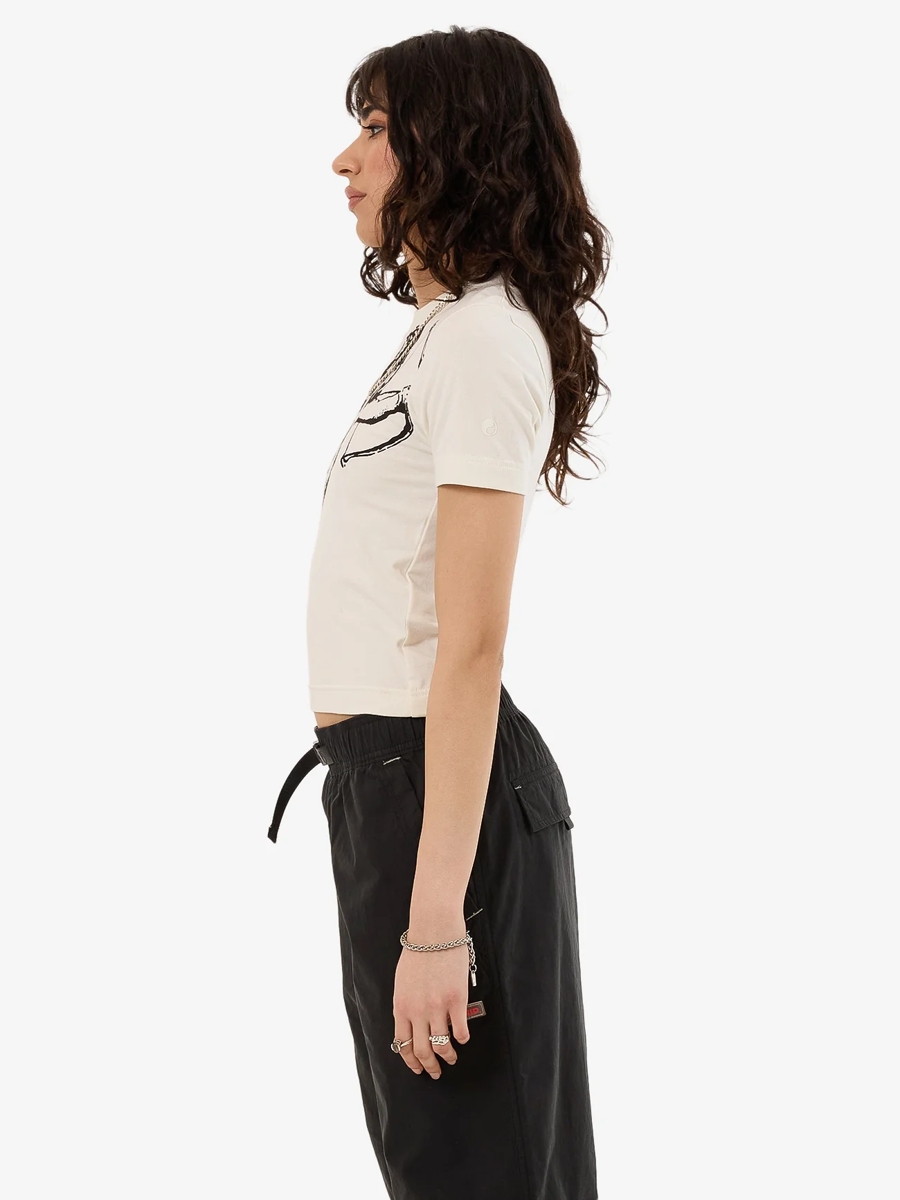 Cherub Slim Fit Tee - Bone - Image 3
