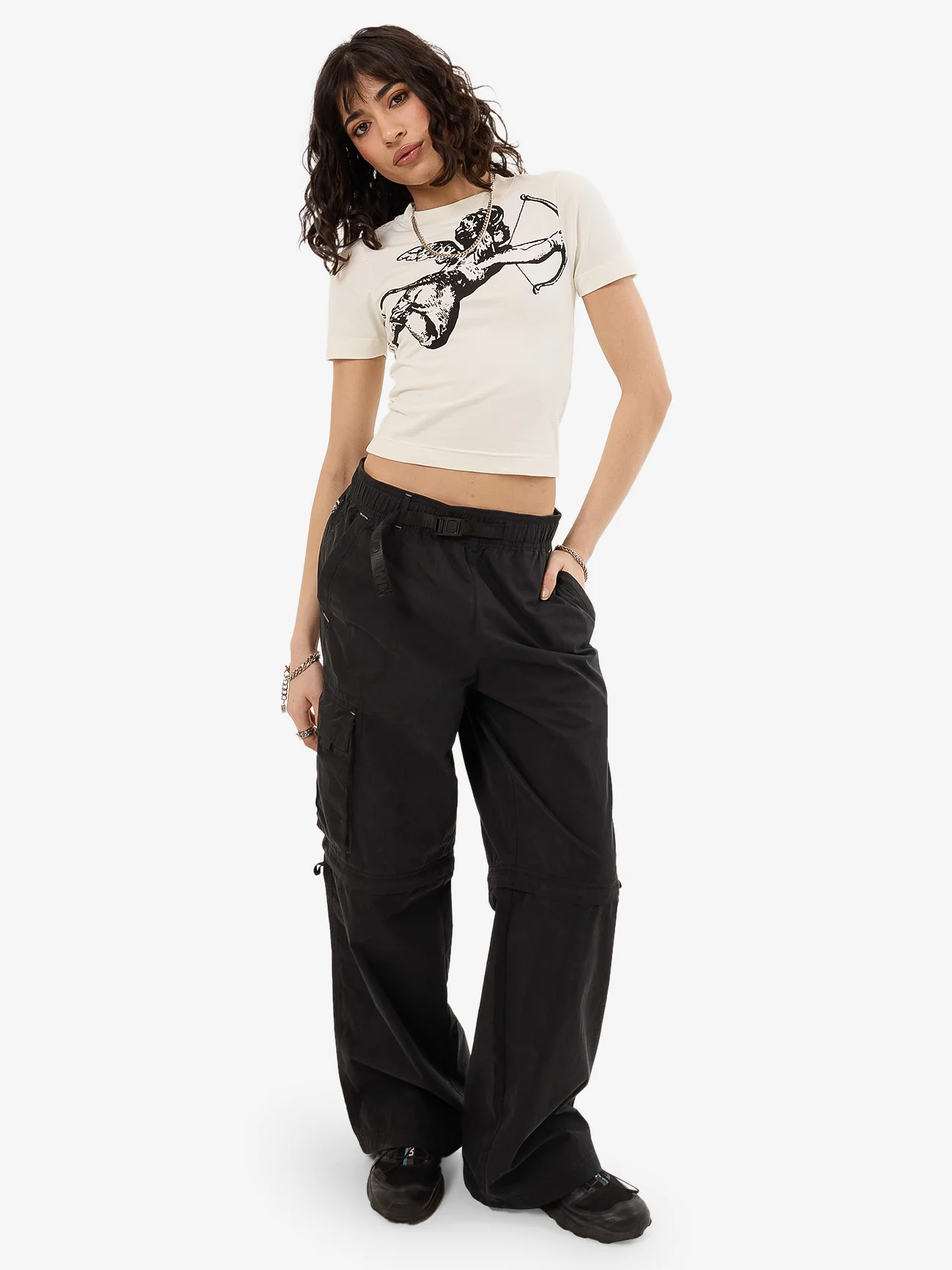 Cherub Slim Fit Tee - Bone - Image 5