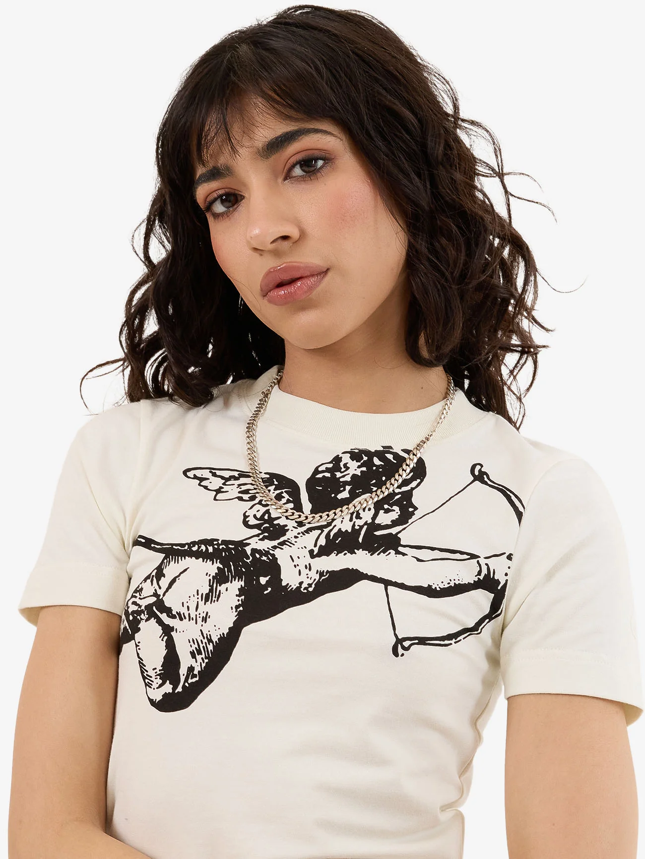Cherub Slim Fit Tee - Bone - Image 6
