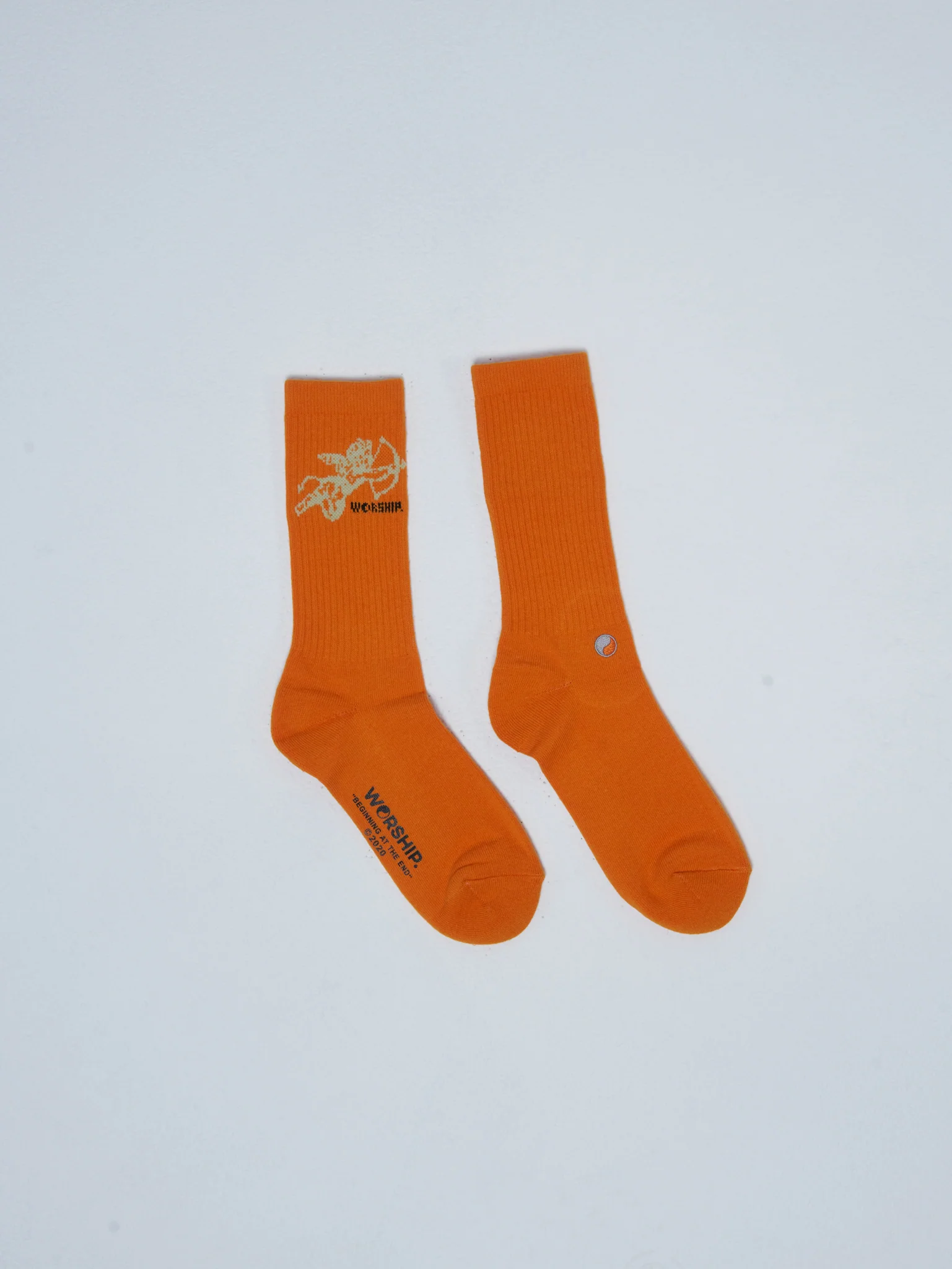 Cherub Socks 2 Pack - Orange-Black - Image 2