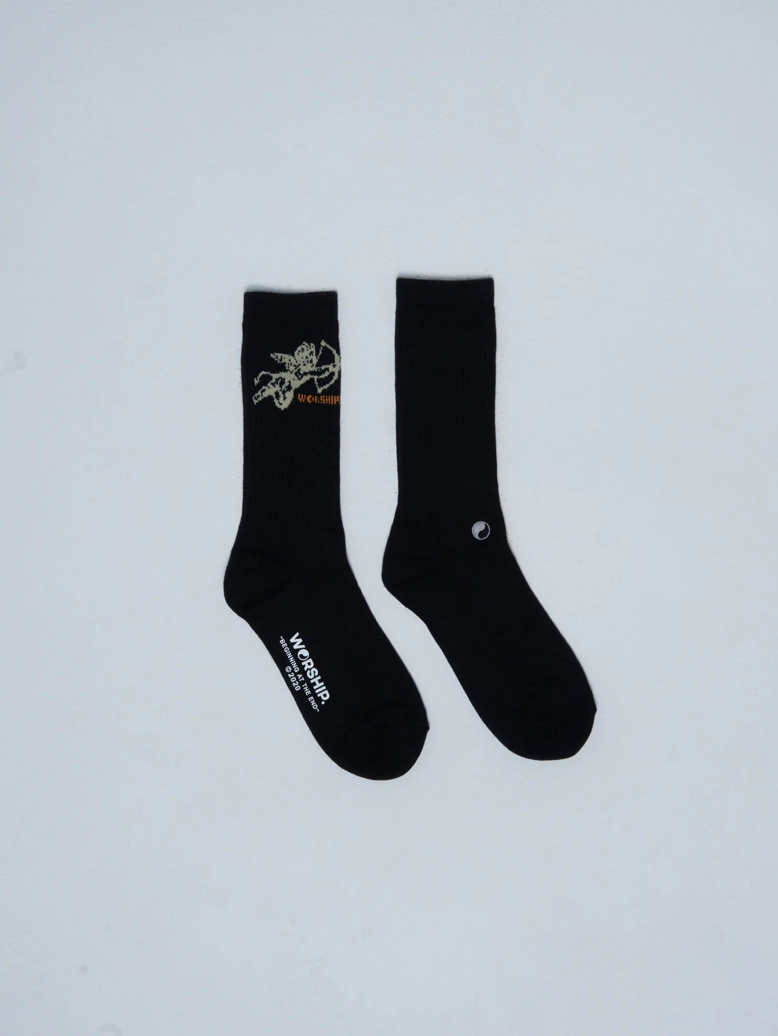 Cherub Socks 2 Pack - Orange-Black - Image 3