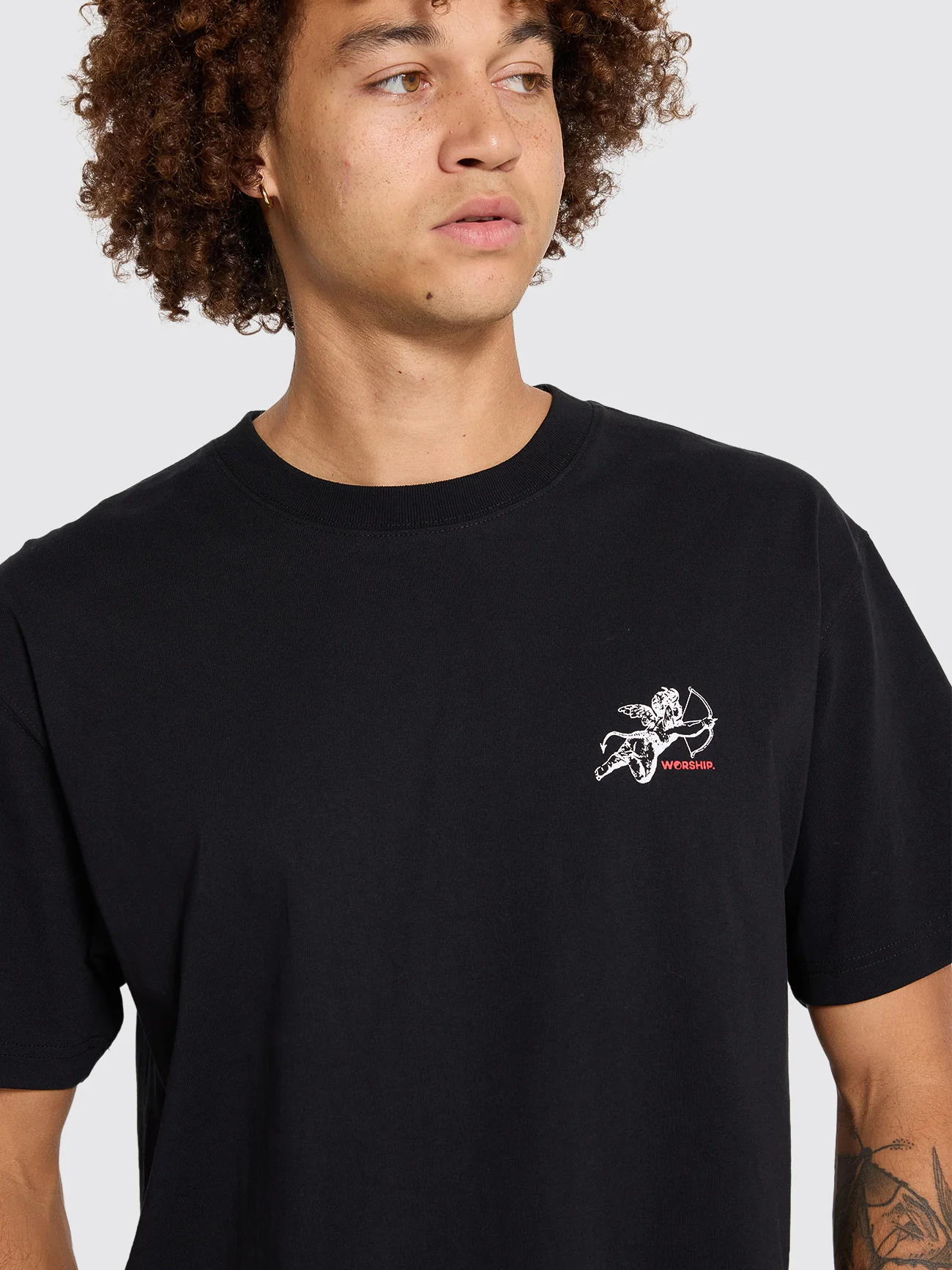 Cherub Tee - Black - Image 6