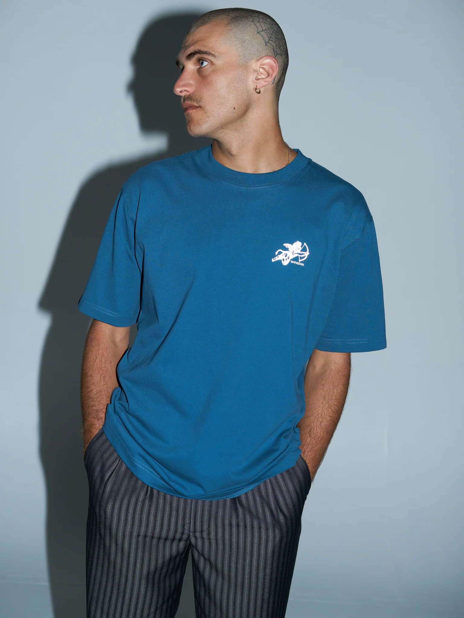 Cherub Tee - Moroccan Blue - Image 4