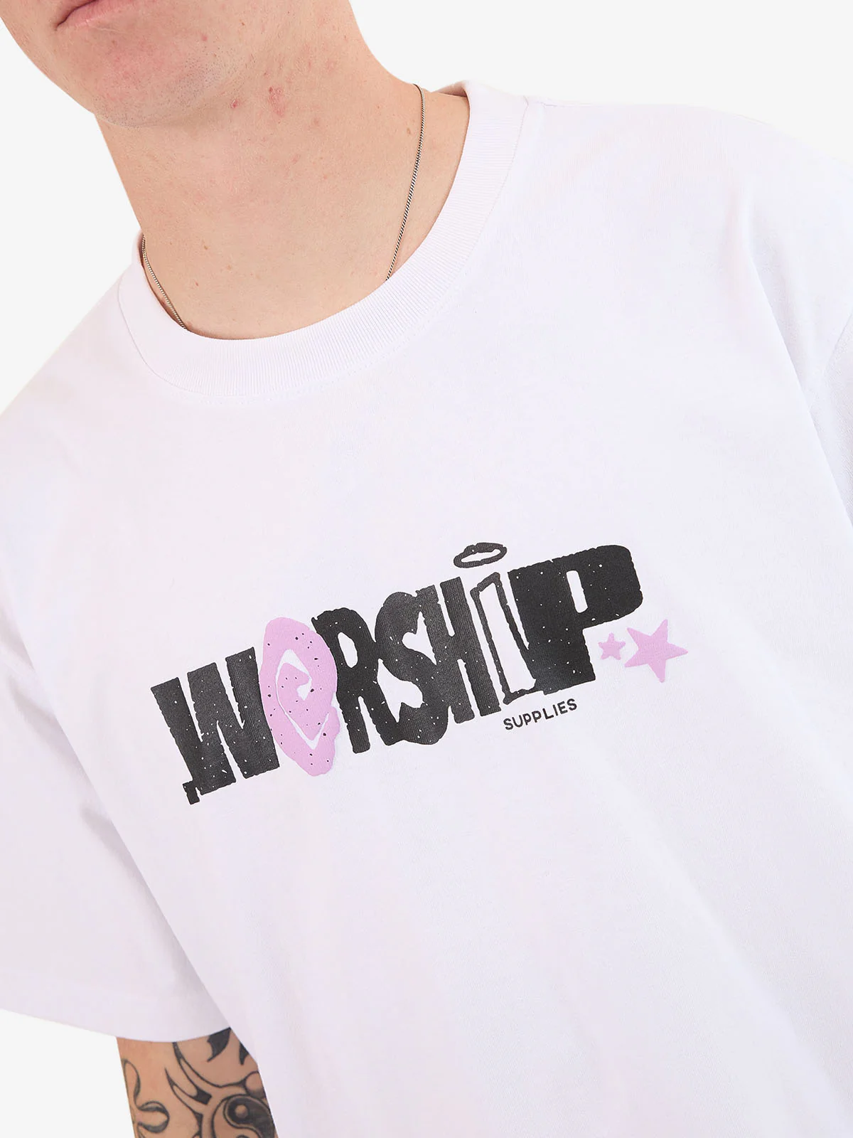 Chico Logo Tee - White - Image 5
