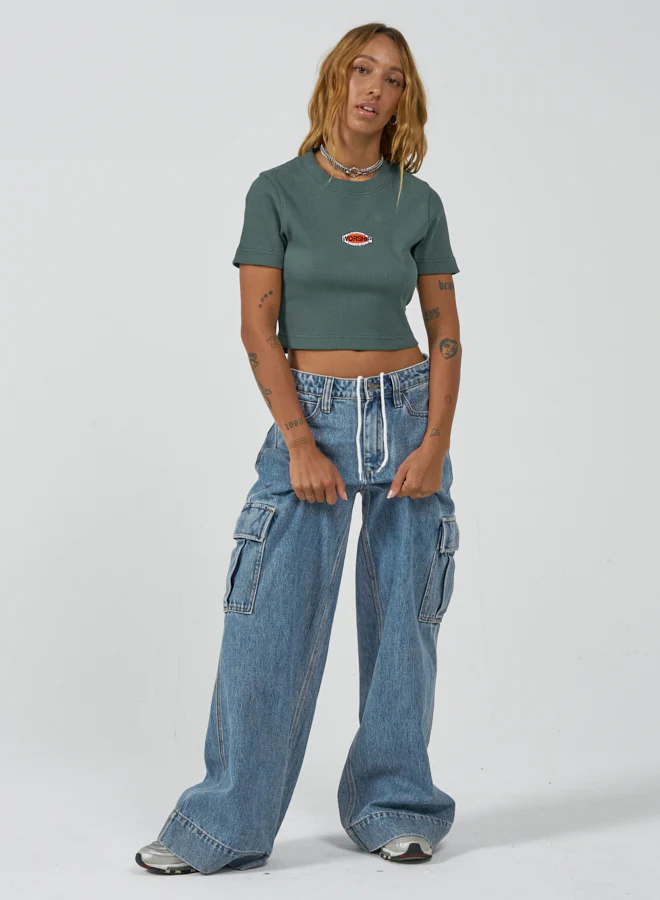 Choices Micro Tee - Hunter Green - Image 5