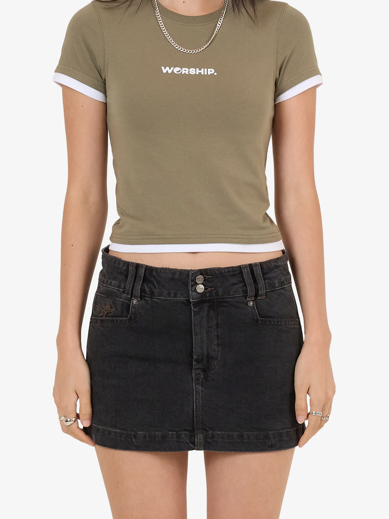Choker Micro Skirt - Phantom - Image 5