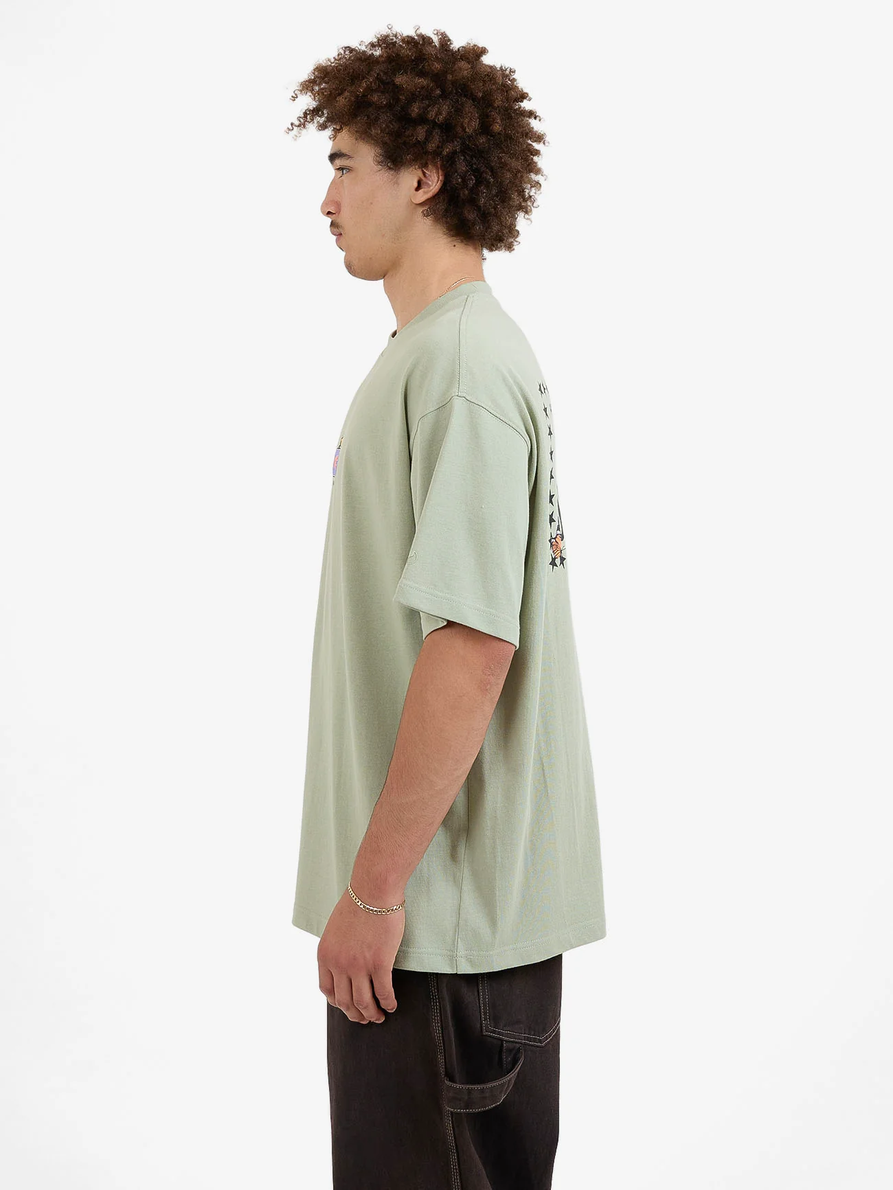 Chyrsalis Oversize Tee - Swamp Green - Image 4