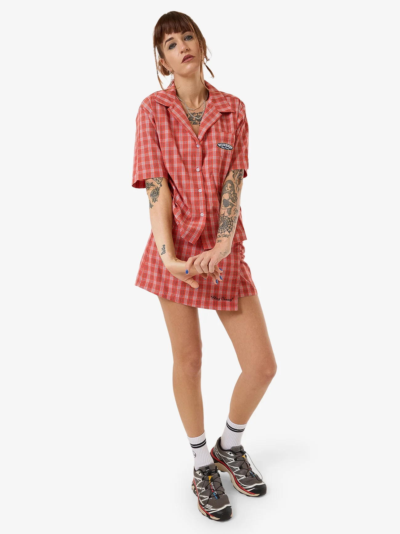 Class Box Fit Shirt - Tomato Red - Image 5