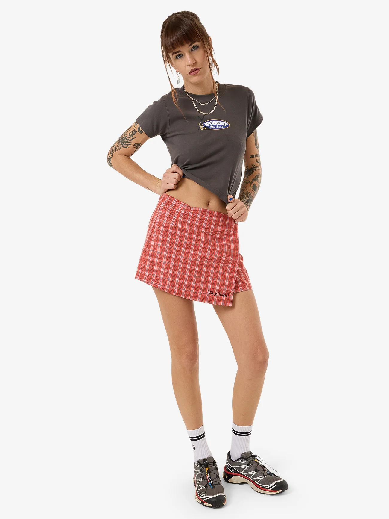 Class Teeny Tee - Worn Black - Image 5