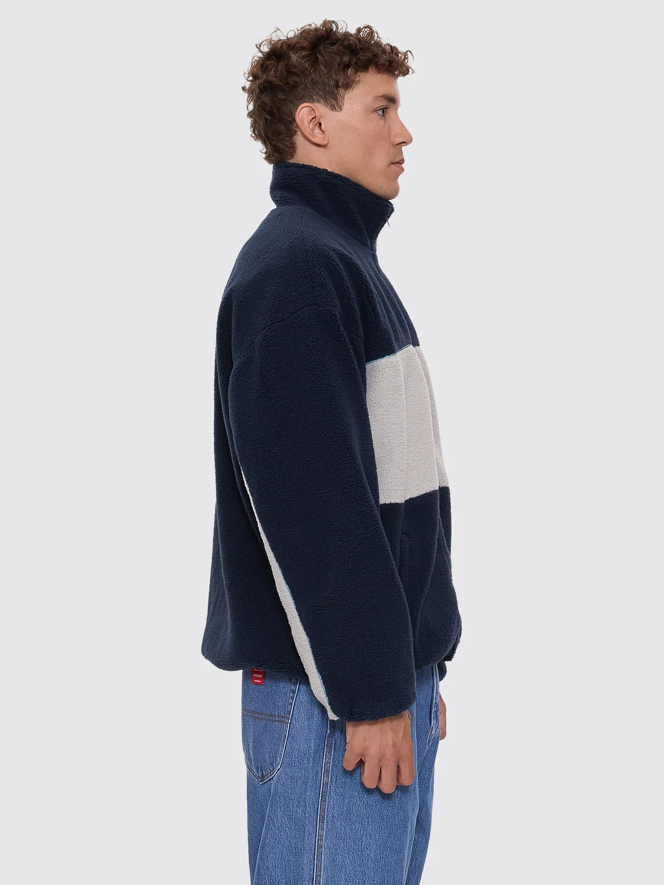 Clipper Sherpa Jacket - Blue - Image 8