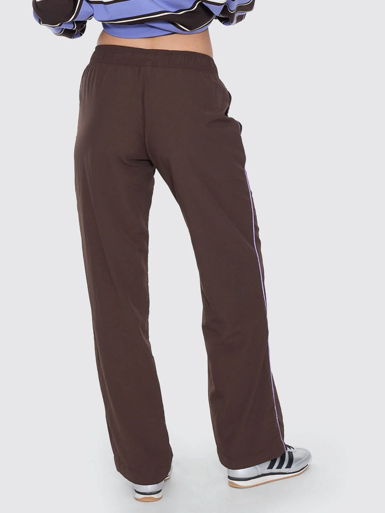 Coed Nylon Track Pant - Ganache - Image 5