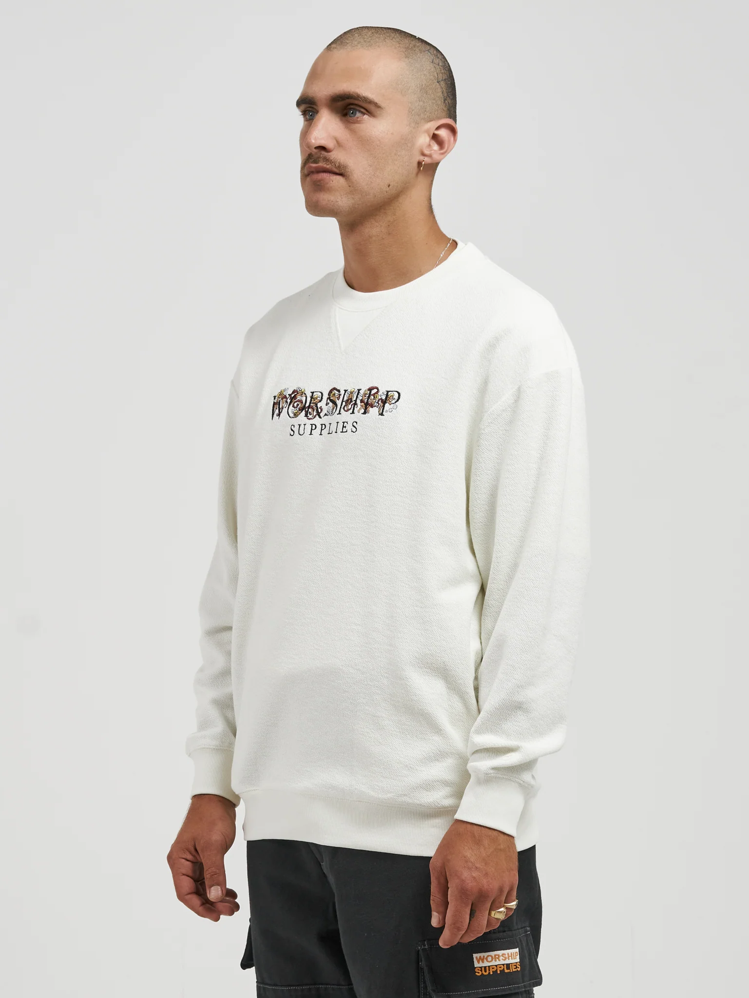 Community Crew Fleece - Bone - Image 2