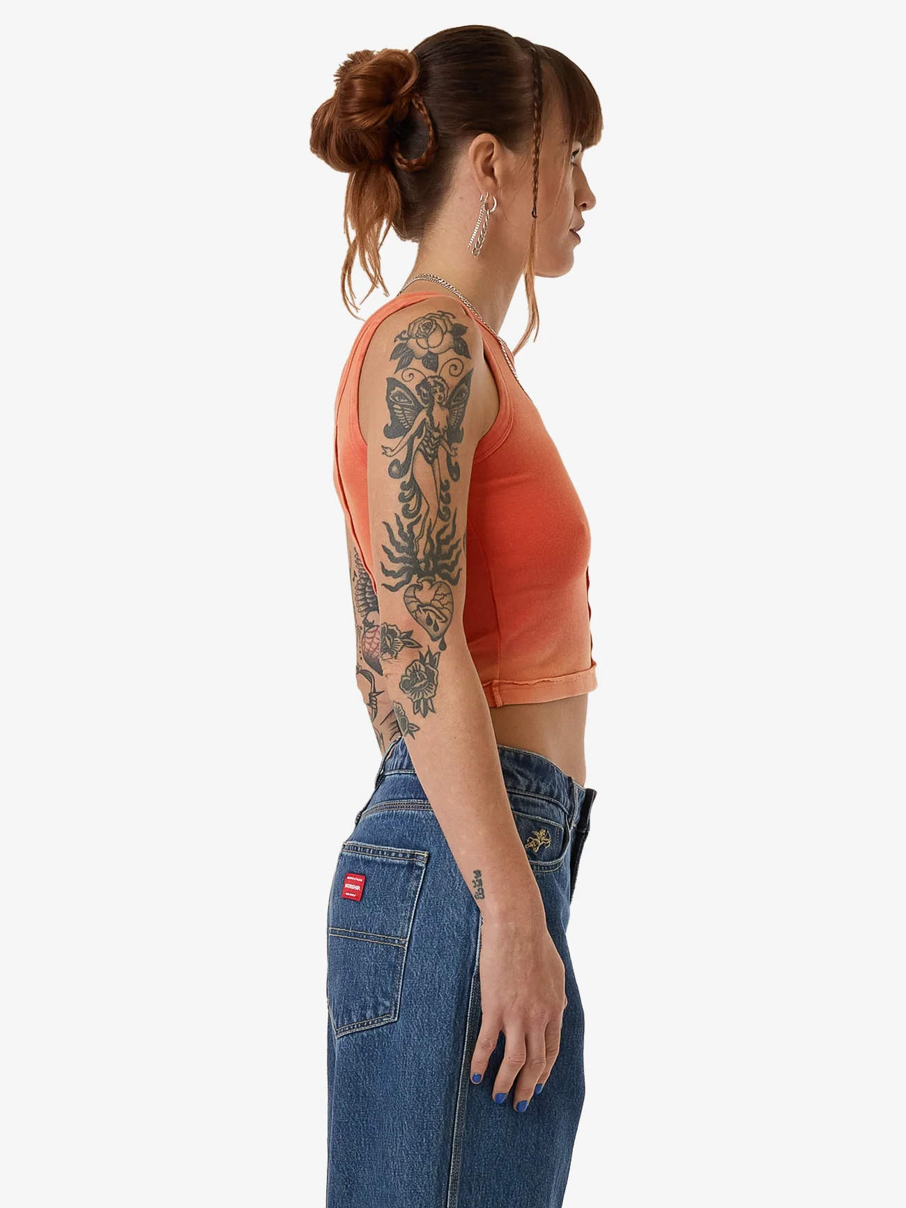 Core Divided Sport Tank - Cherry Tomato - Image 4
