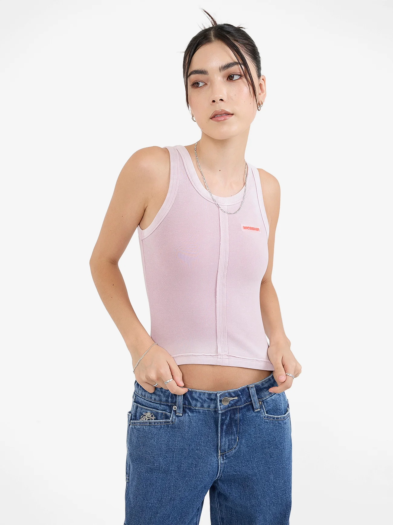 Core Divided Sport Tank - Lilac Fade - Image 6