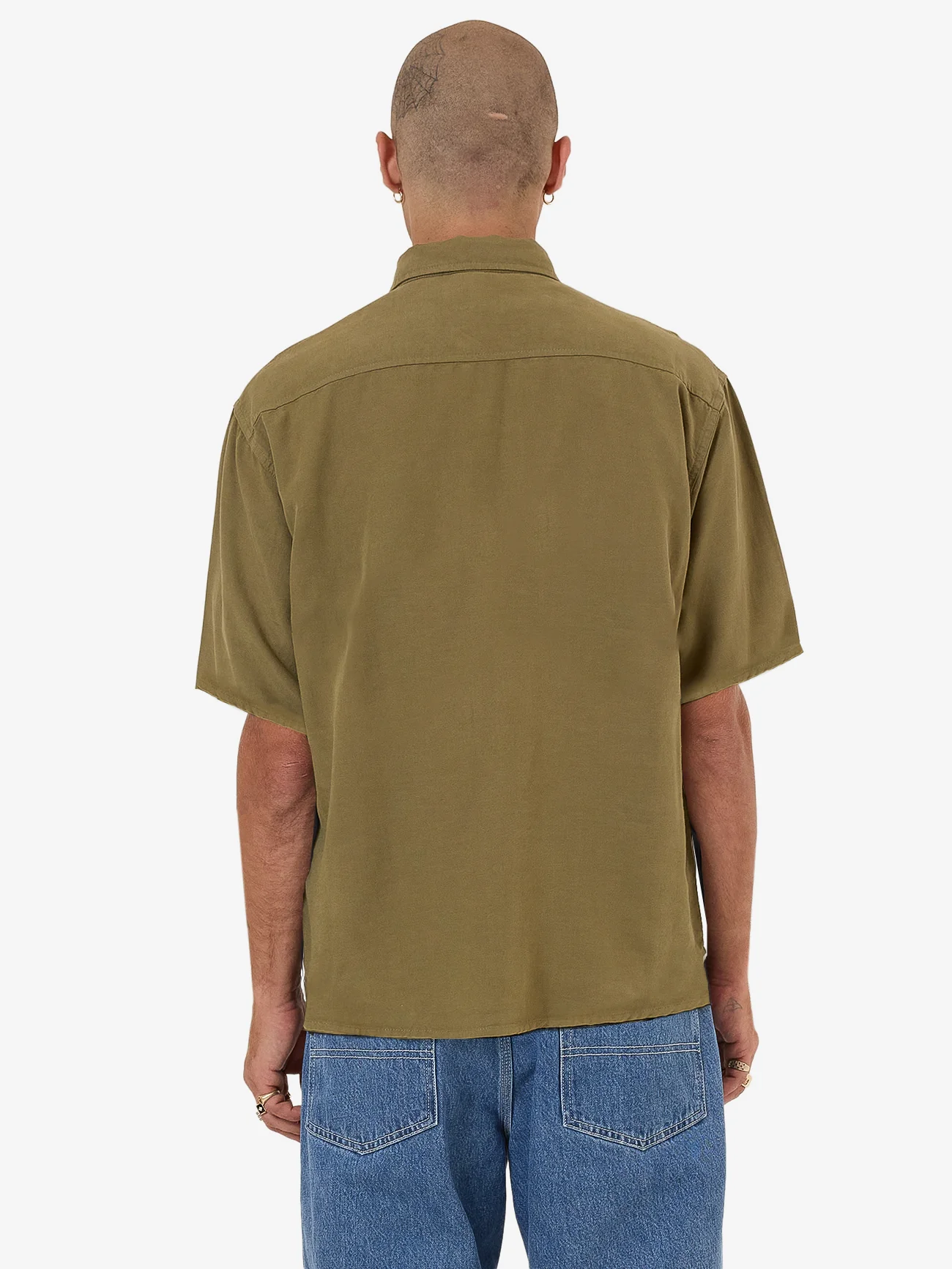 Core Linen Short Sleeve Shirt - Kelp - Image 2